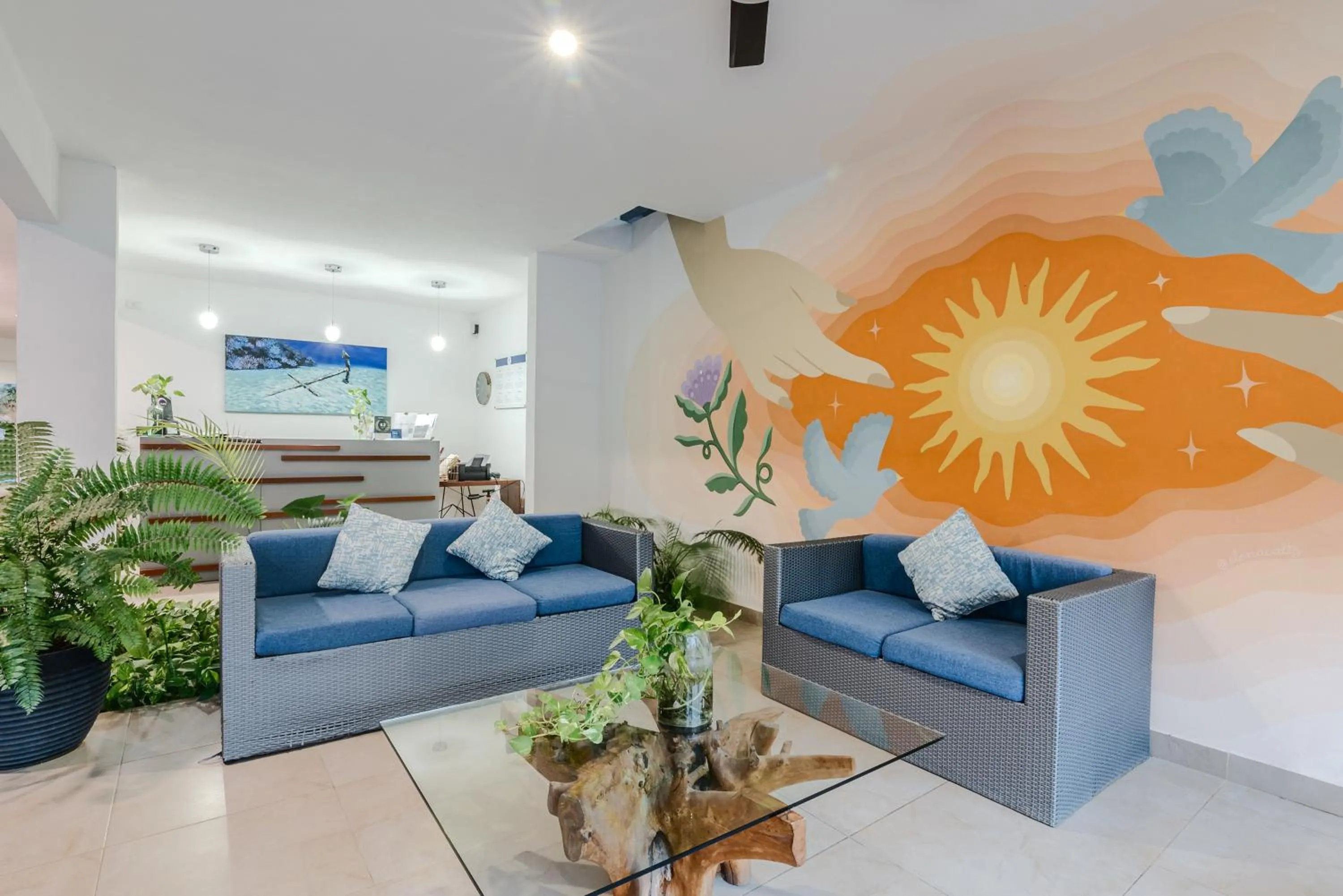 Lobby or reception in Vela's Condos Ocean Front