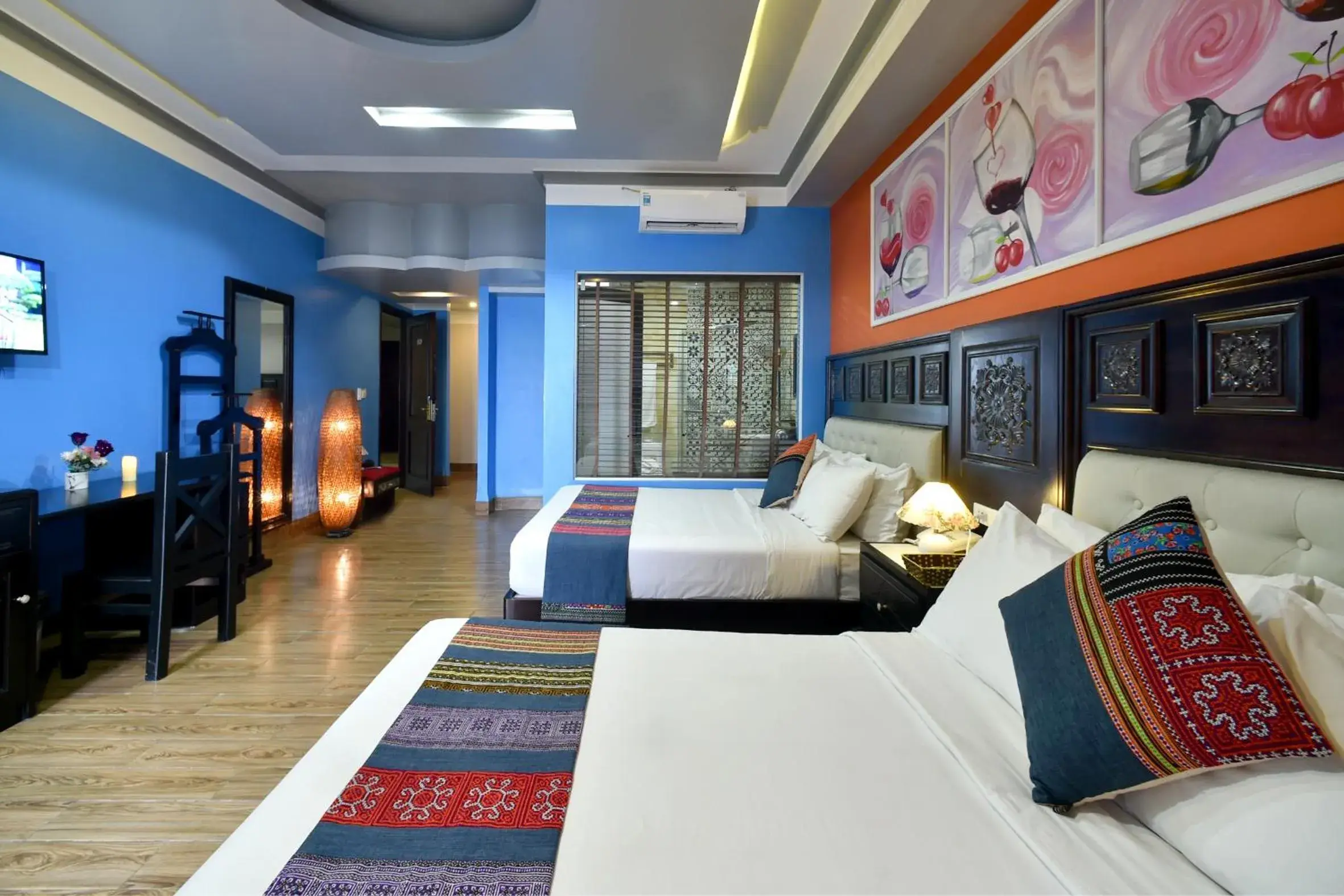 Bed in Sapa Nature View Hotel Bed in Sapa Nature View Hotel