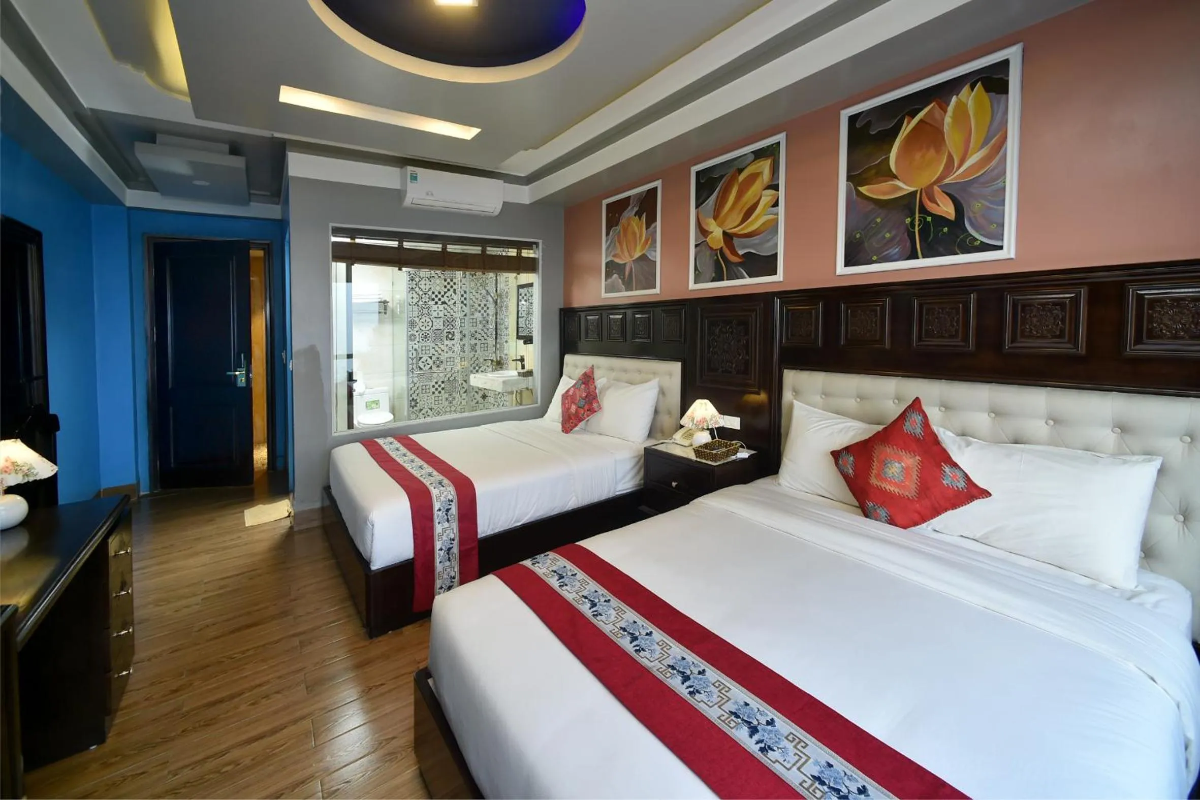 Bed in Sapa Nature View Hotel