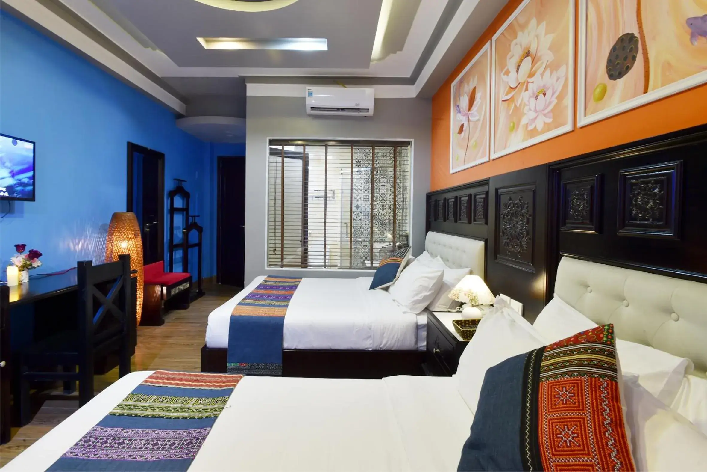 Bed in Sapa Nature View Hotel Bed in Sapa Nature View Hotel