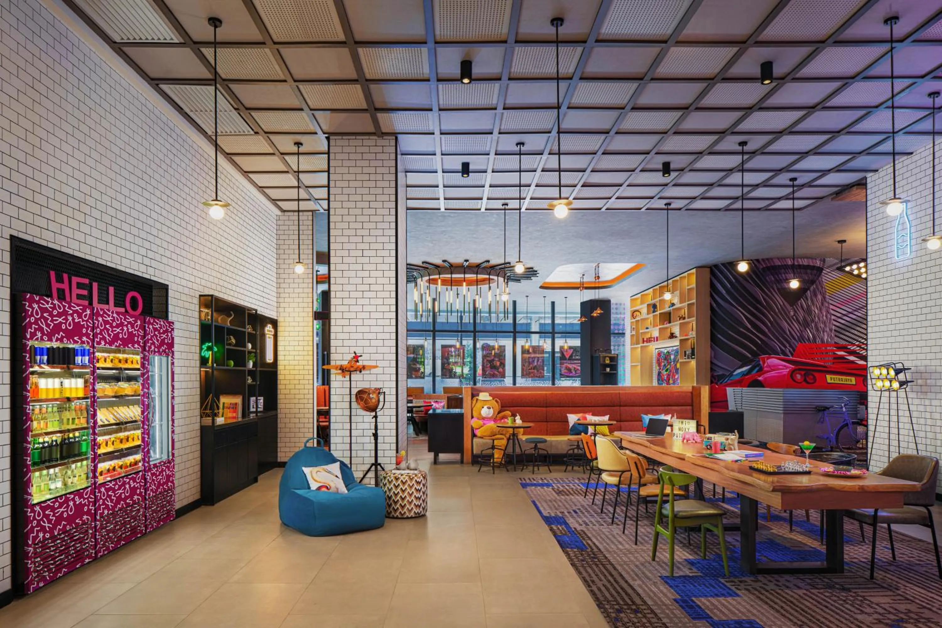 Communal lounge/ TV room in Moxy Putrajaya