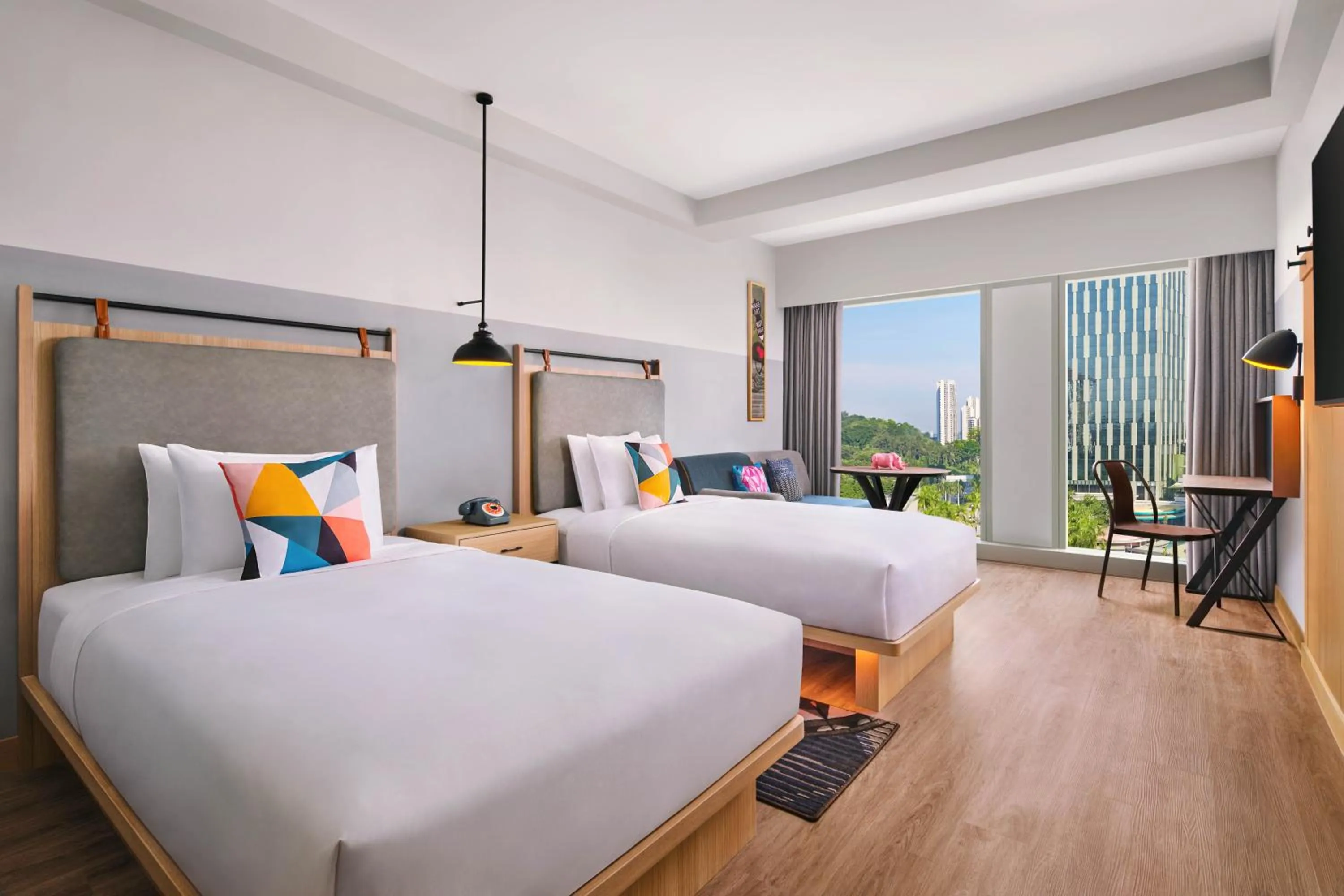 Bedroom, Bed in Moxy Putrajaya