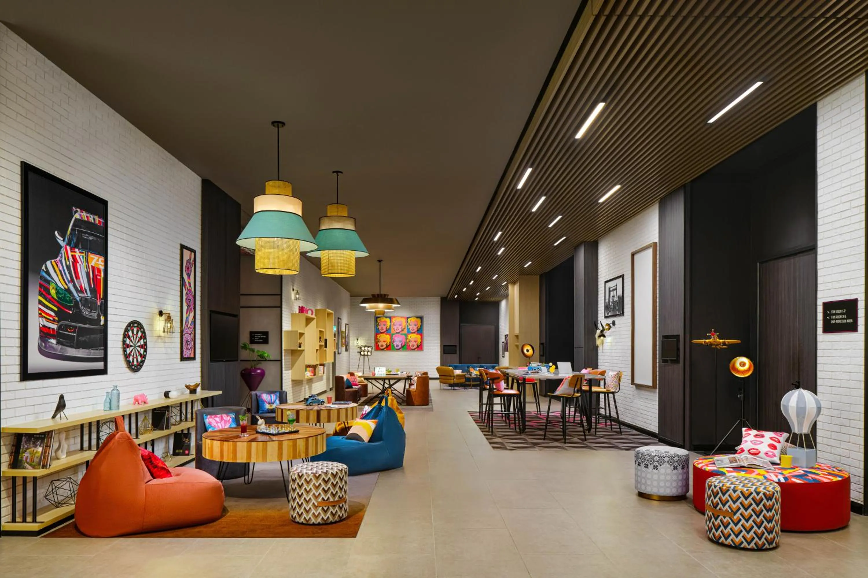 Communal lounge/ TV room in Moxy Putrajaya