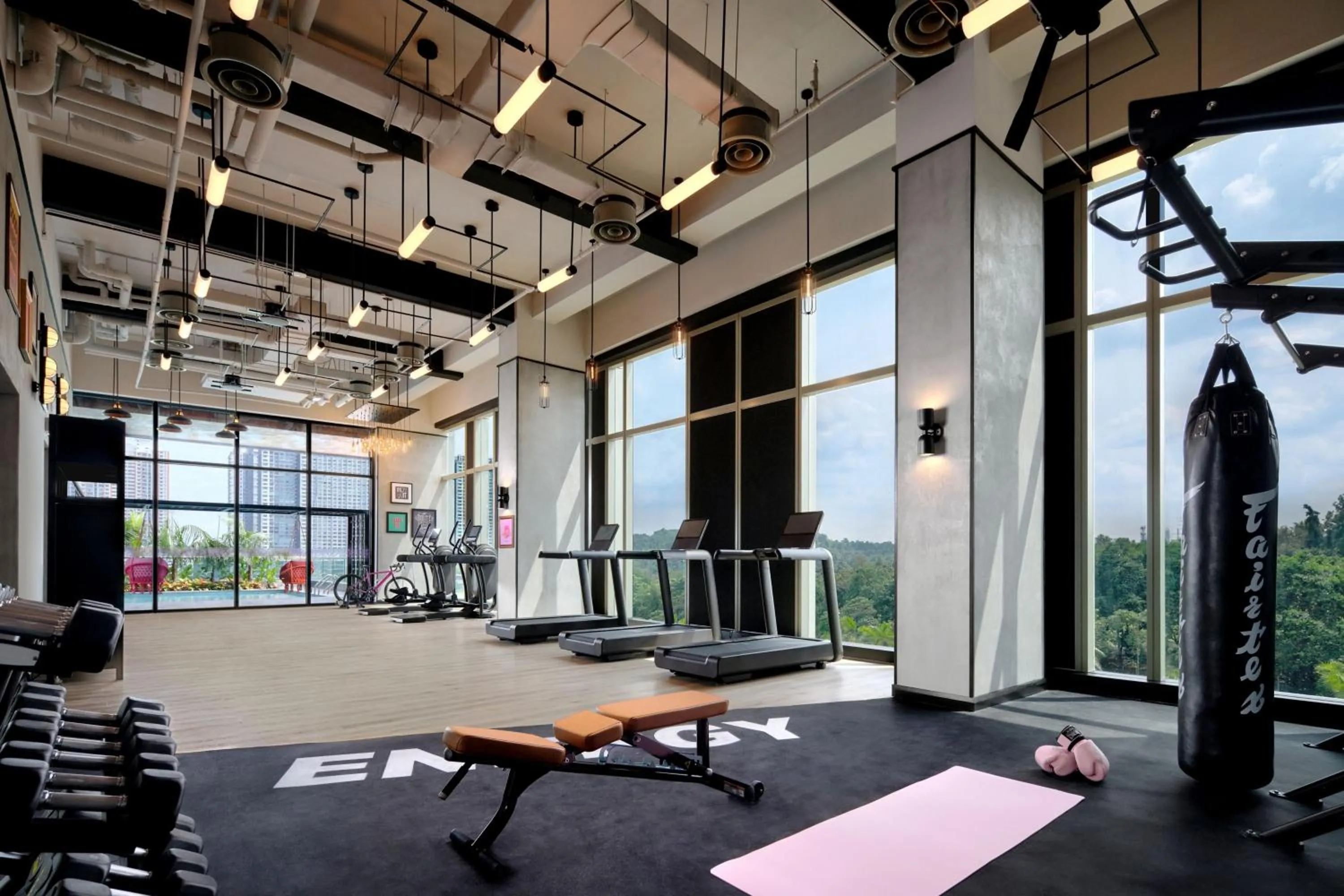 Fitness centre/facilities in Moxy Putrajaya