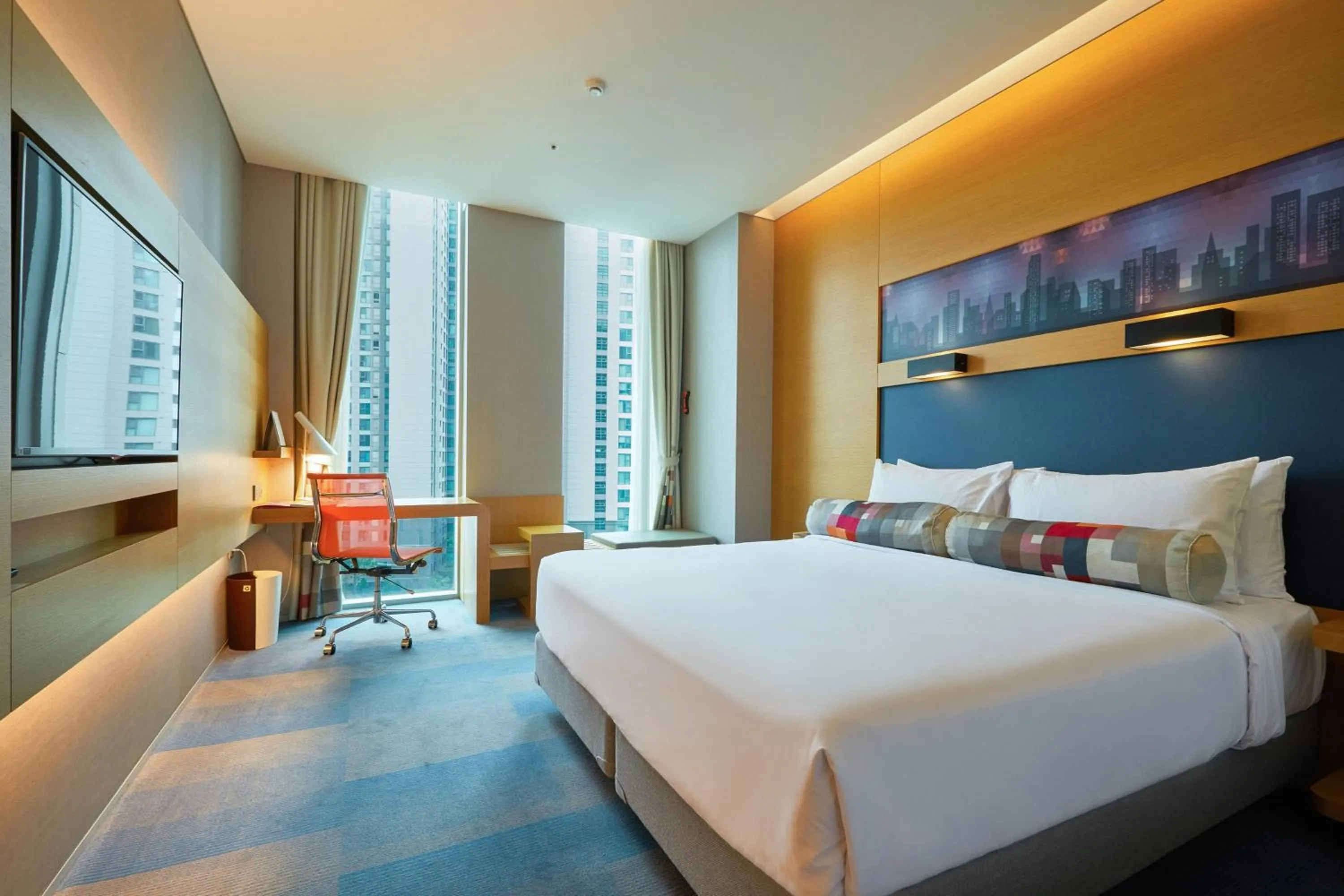 Photo of the whole room, Bed in Aloft Seoul Gangnam