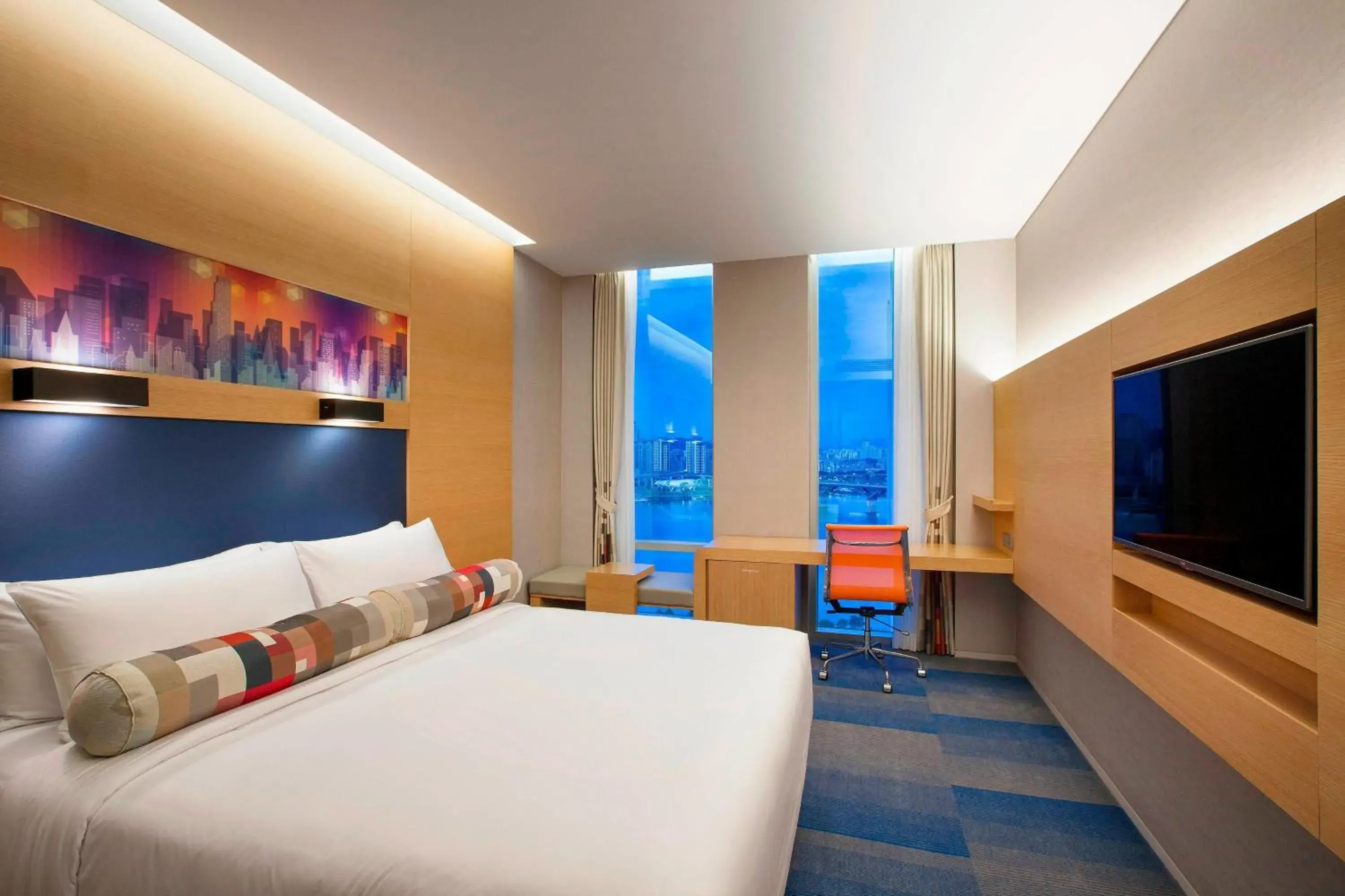 Aloft River, Guest room, 1 King, River view in Aloft Seoul Gangnam Aloft River, Guest room, 1 King, River view in Aloft Seoul Gangnam