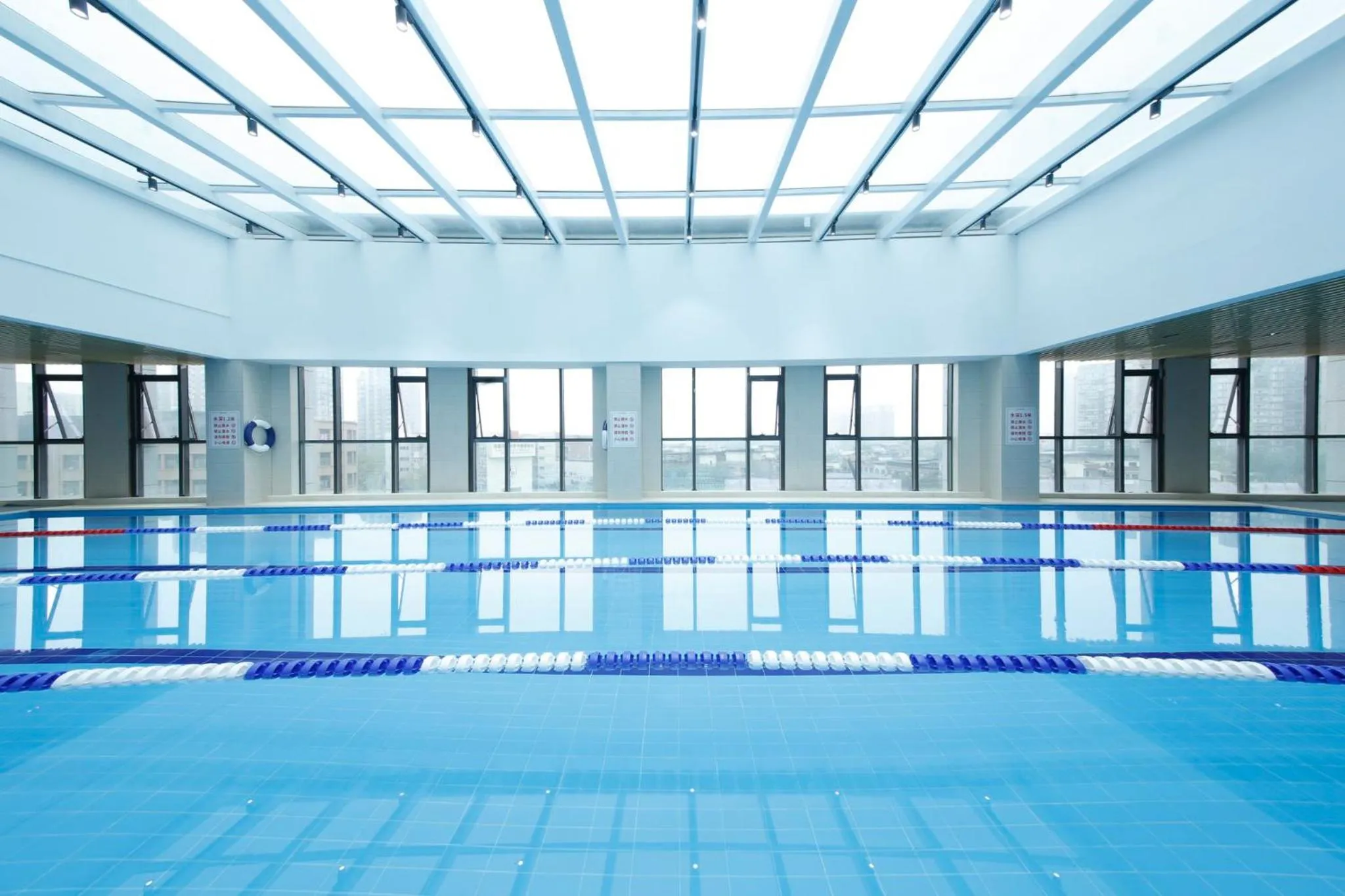 Swimming pool in Crowne Plaza Chengdu Wuhou by IHG