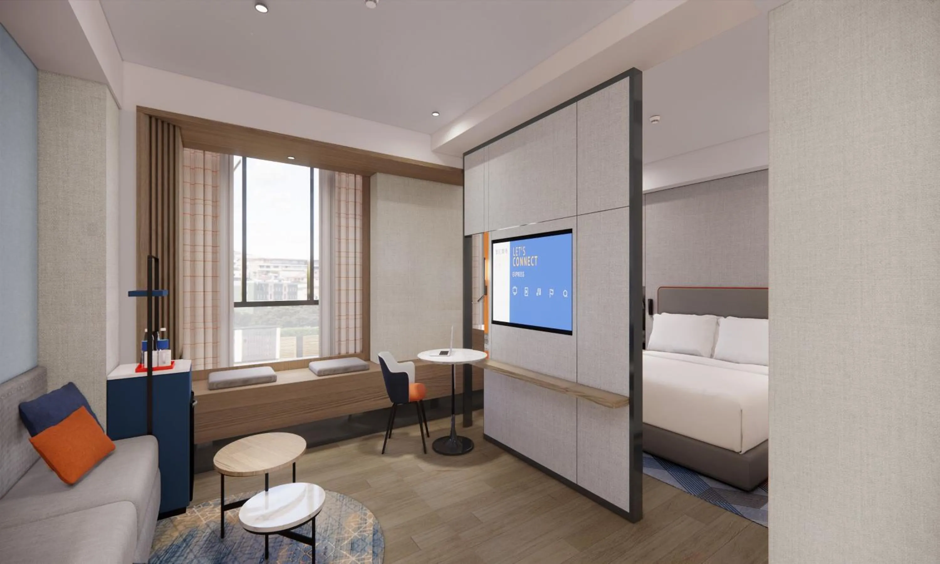 Photo of the whole room in Holiday Inn Express Xi'an Aerospace Town by IHG