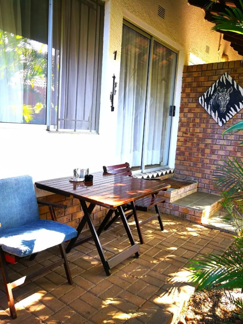 Patio in Bhangazi Lodge Bed & Breakfast