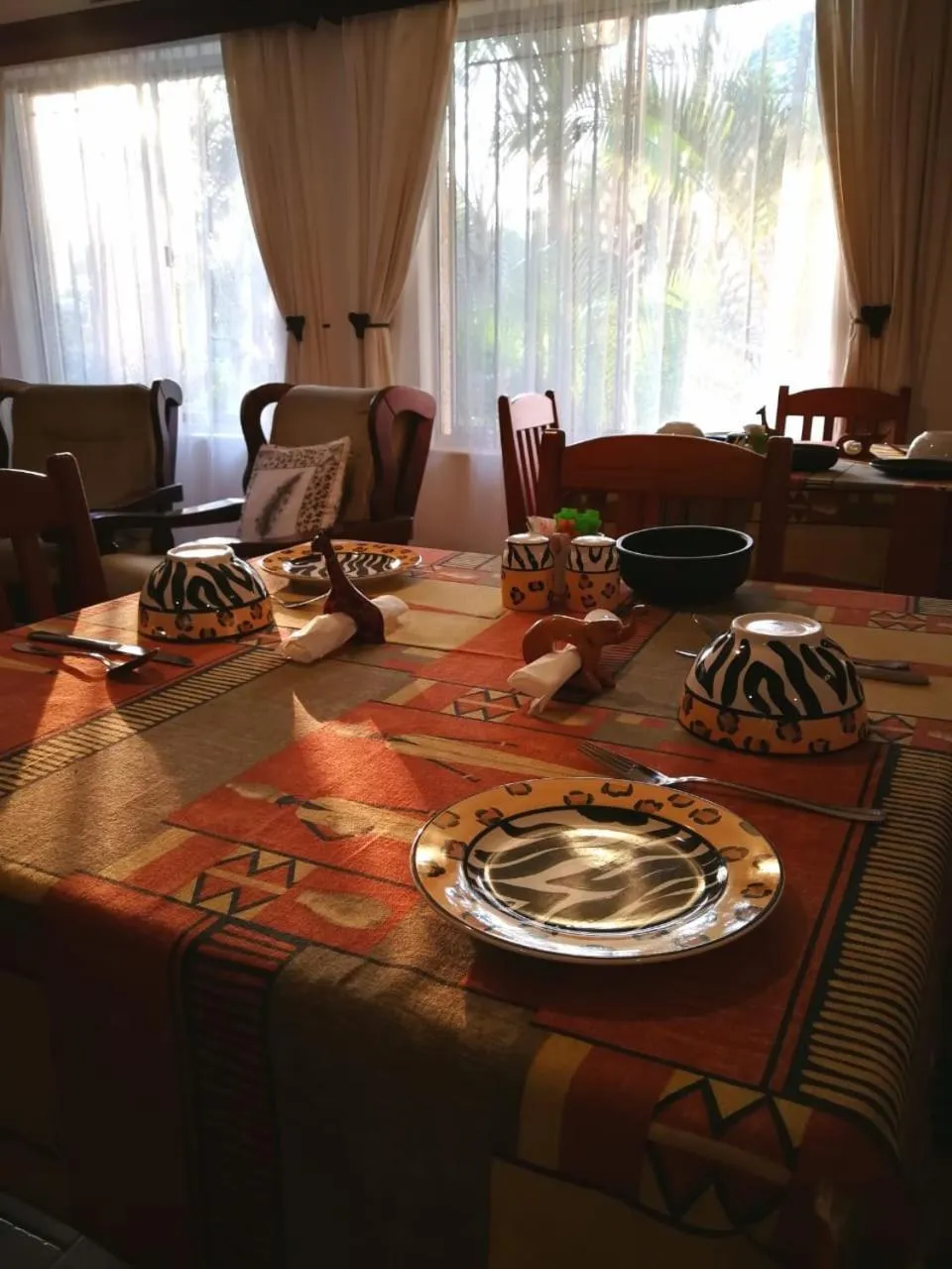 Dining area in Bhangazi Lodge Bed & Breakfast