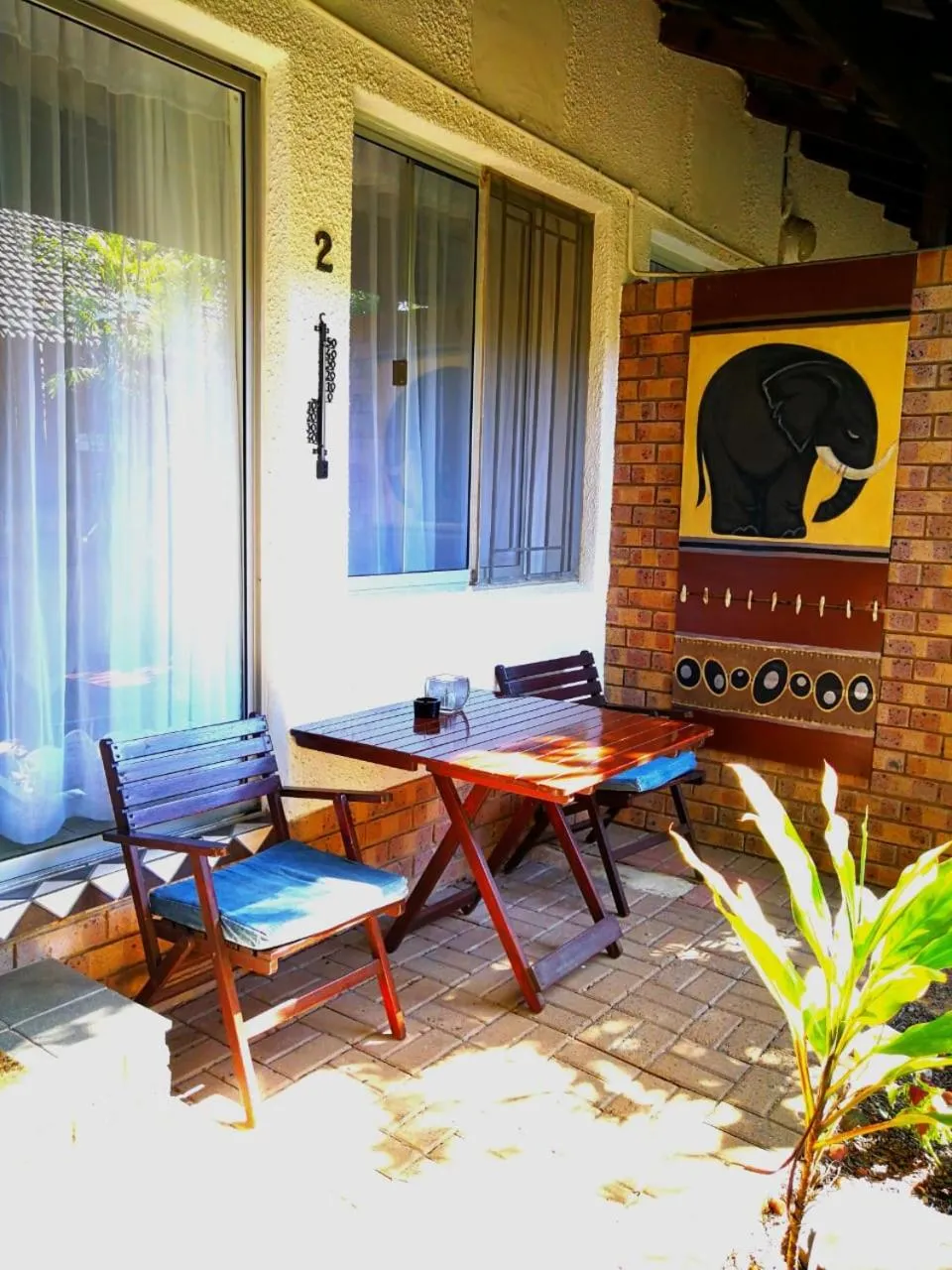 Patio in Bhangazi Lodge Bed & Breakfast