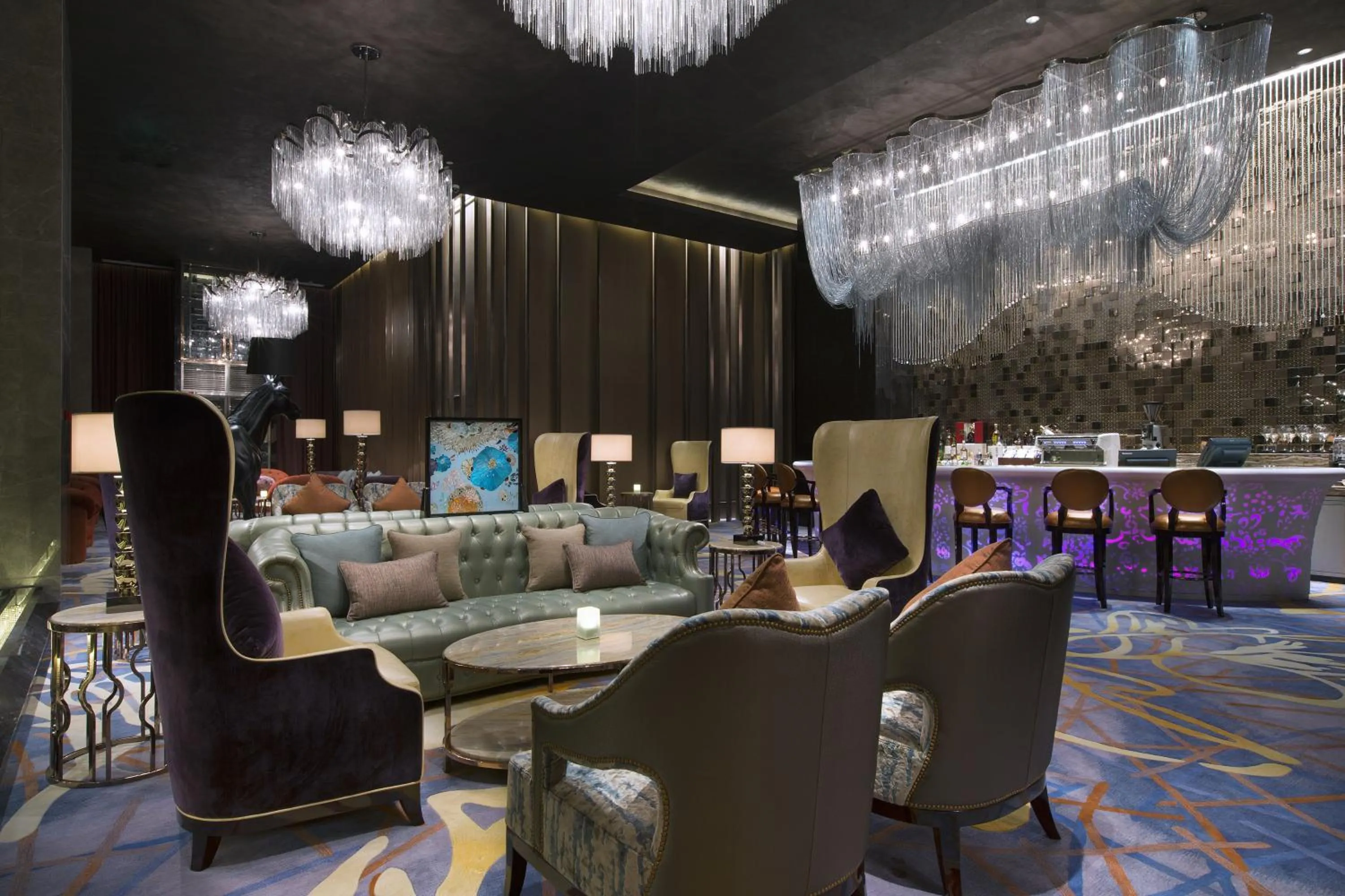 Lounge or bar in Wanda Vista Dongguan