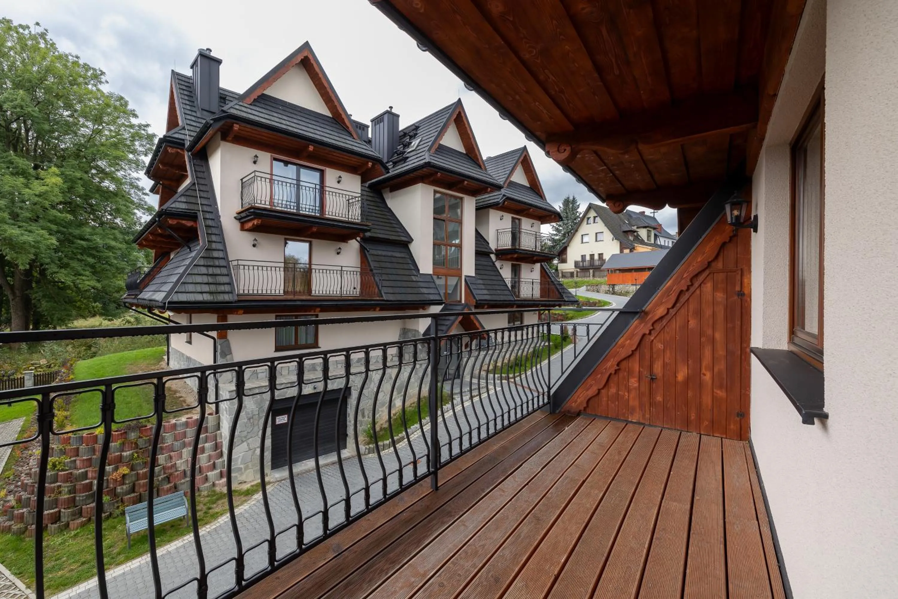 Balcony/Terrace in Salwatoriańska Apartments Mountain View Zakopane by Noclegi Renters