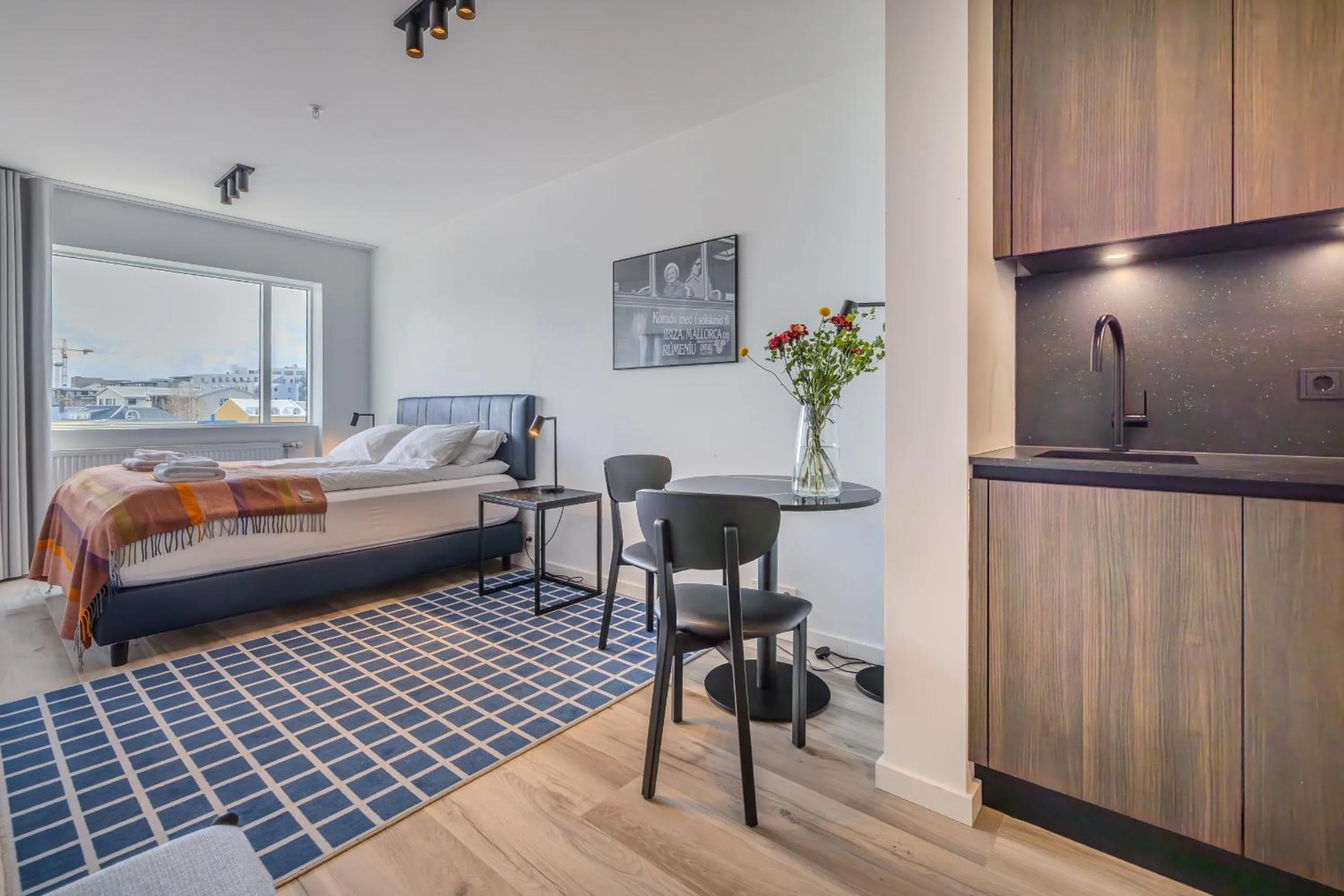 Bedroom, Bed in Hlemmur Suites