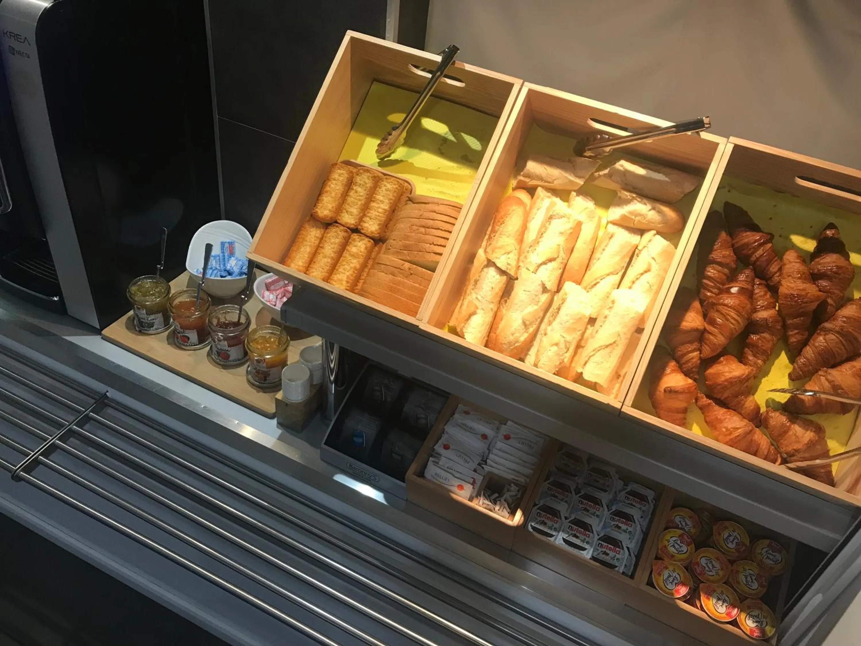 Buffet breakfast in B&B HOTEL Belfort Nord