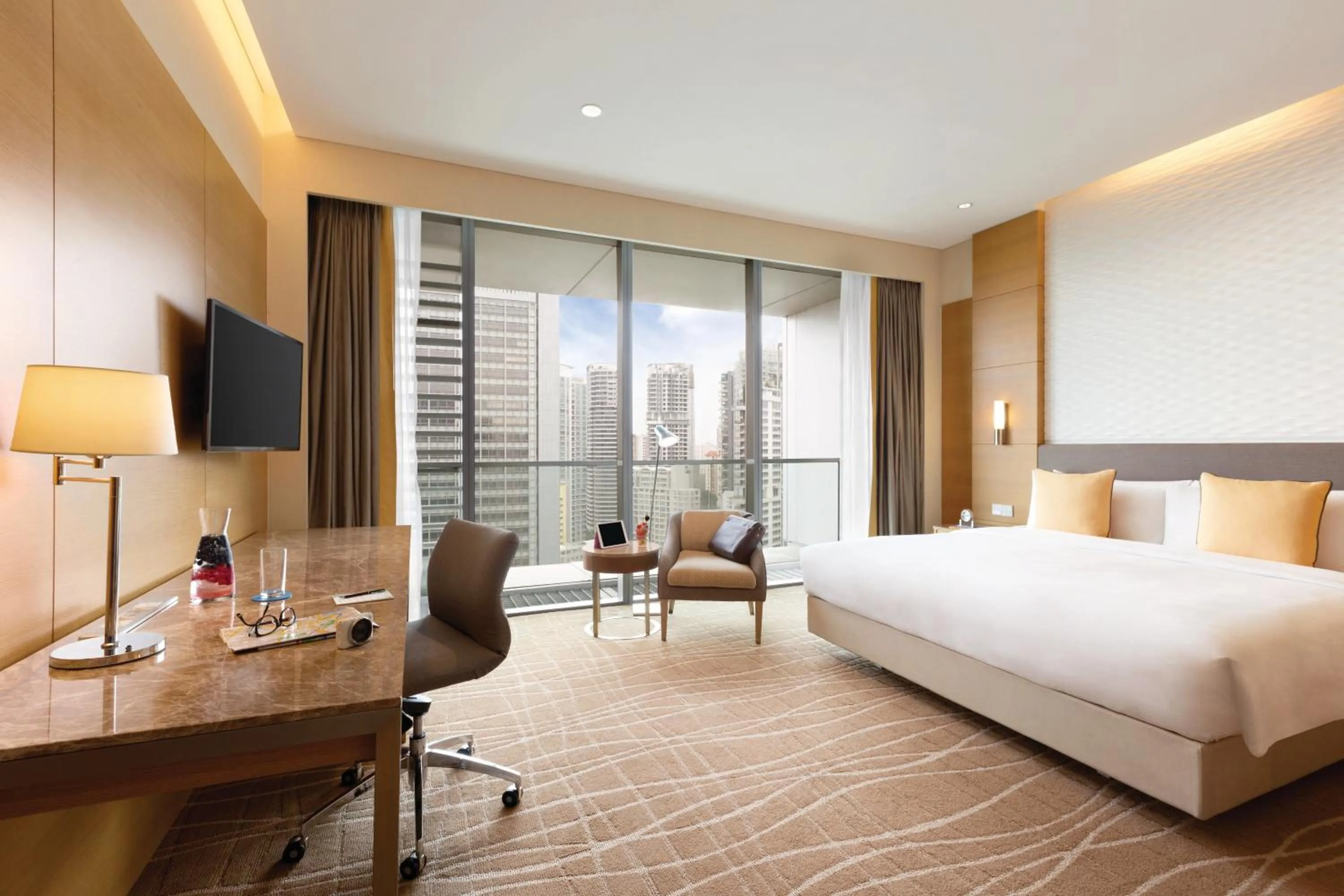 Bed in JEN Singapore Orchardgateway by Shangri-La