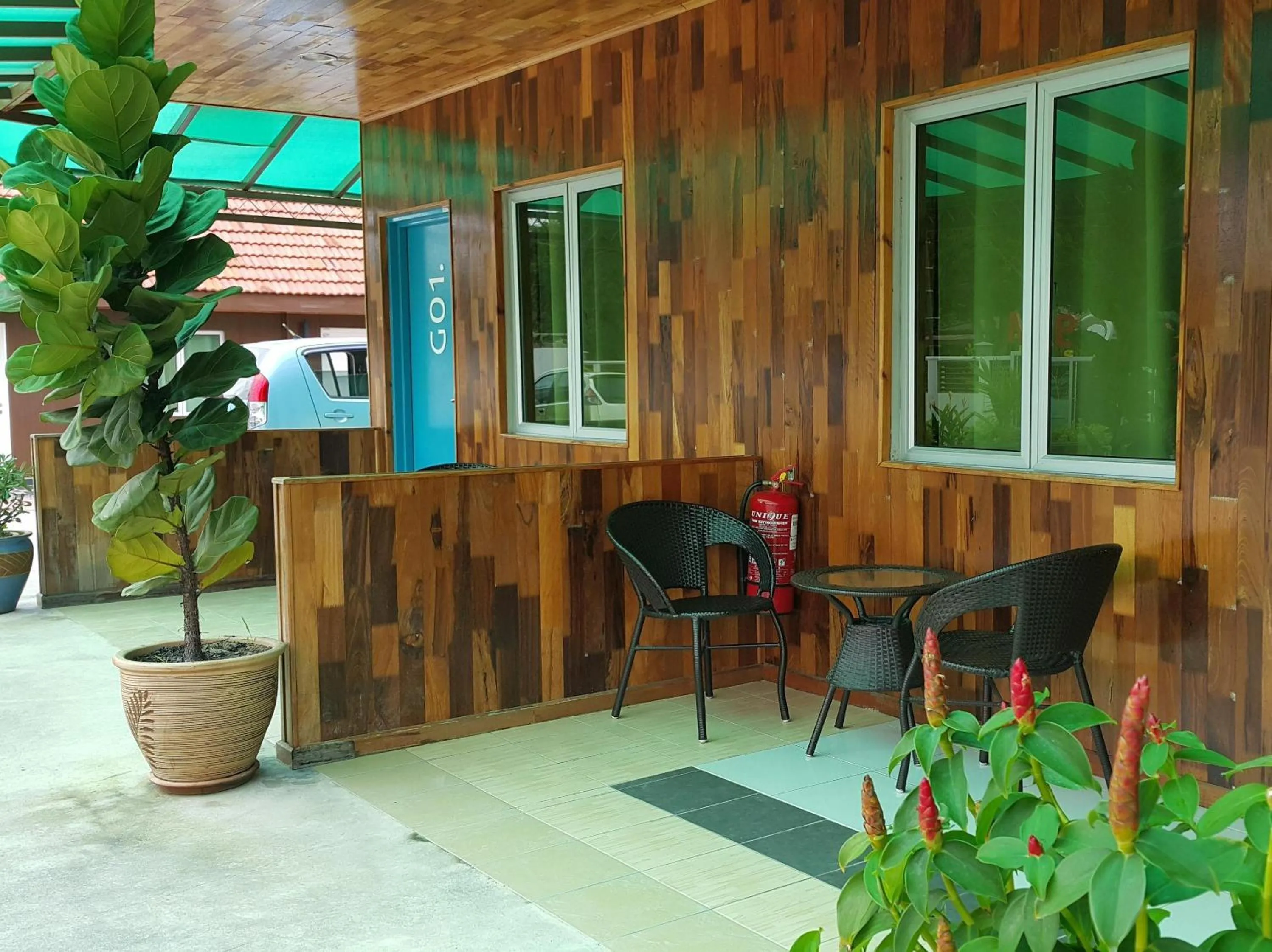 Balcony/Terrace in Mabohai Resort Klebang