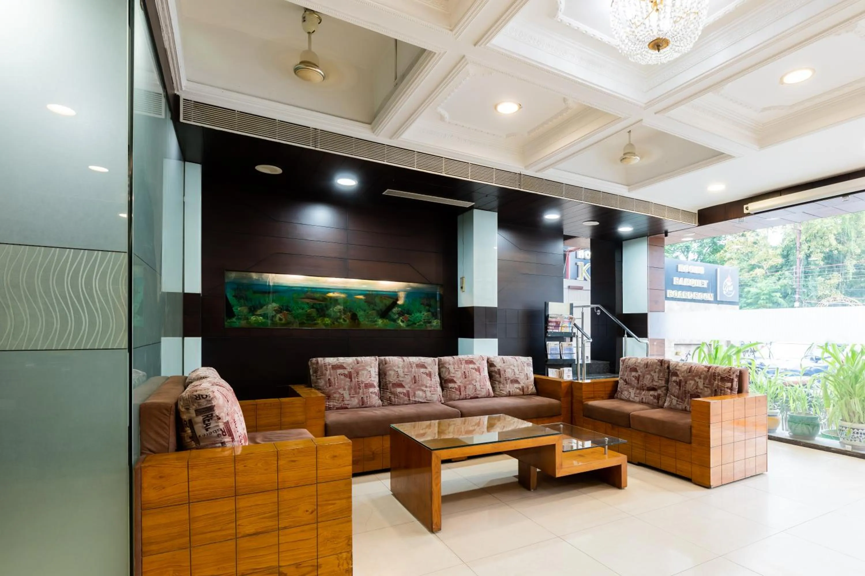 Lobby or reception in Hotel Kalinga
