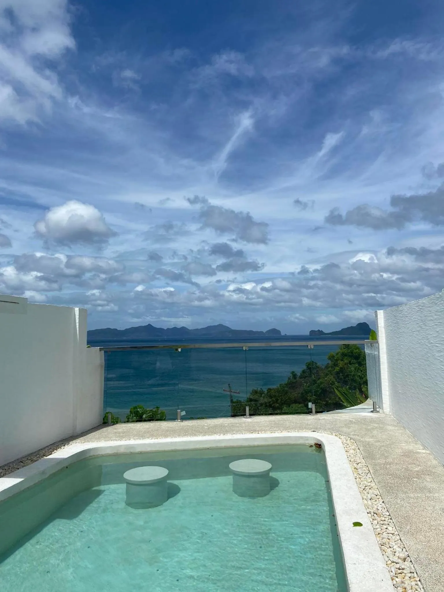 Pool view in El Nido Bayview Resort