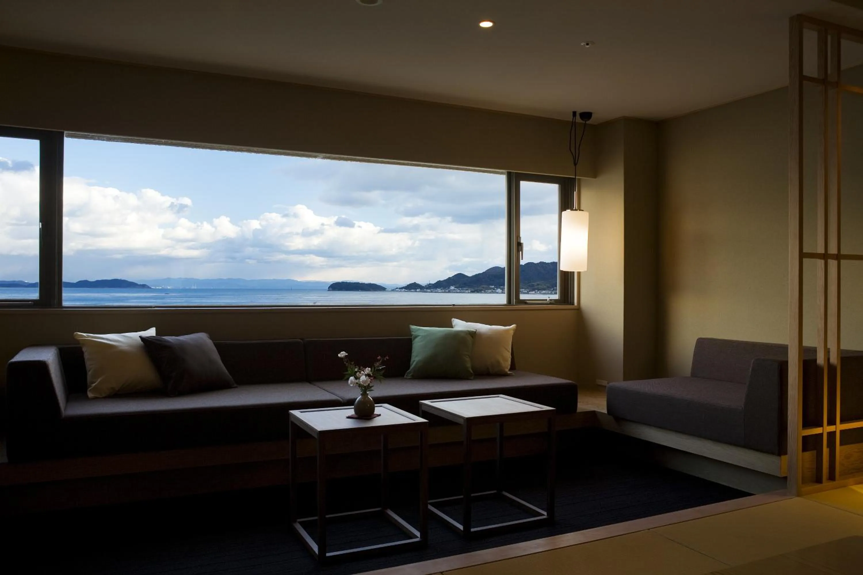 Sea view in Awaji International Hotel The Sunplaza