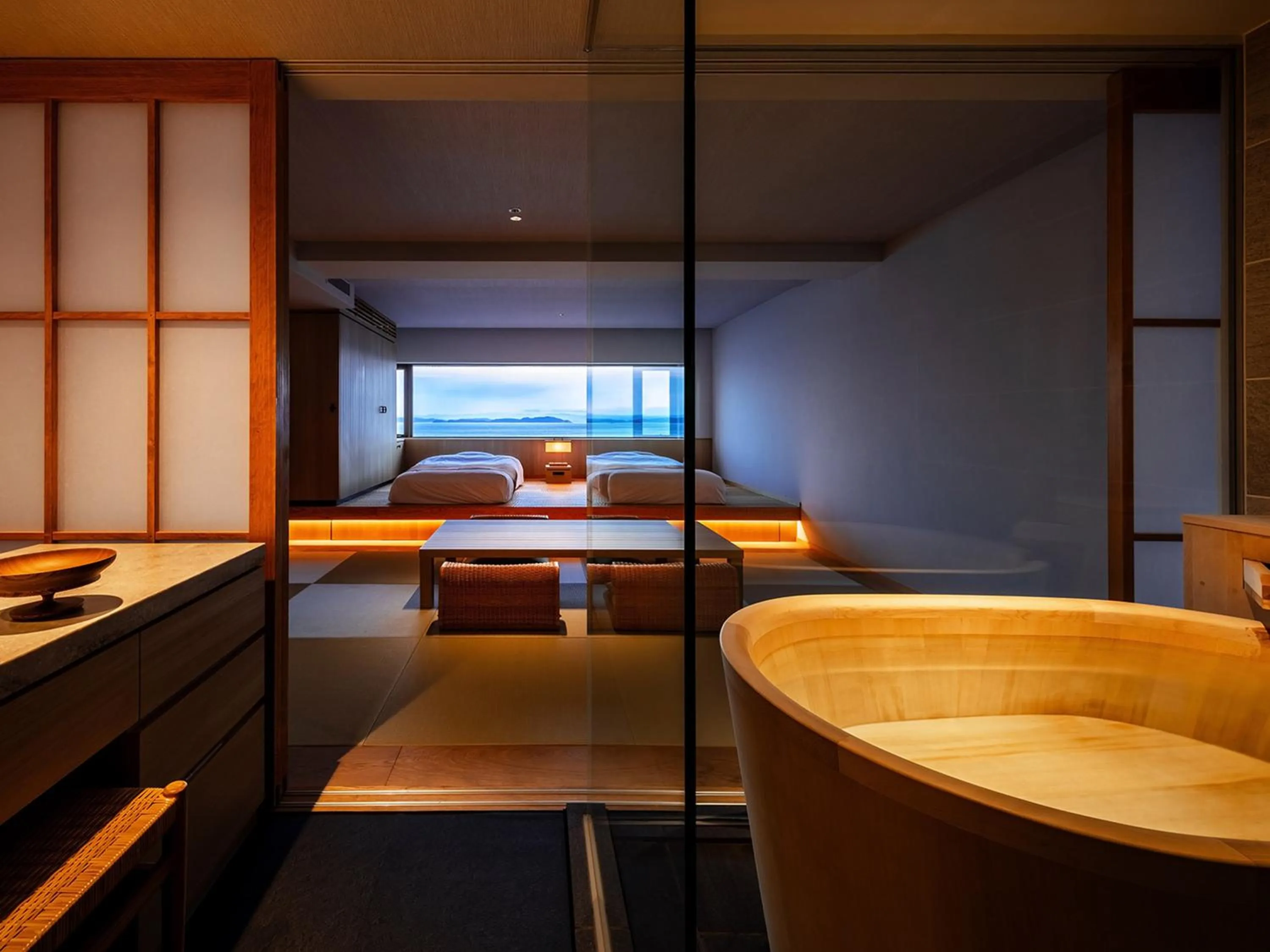 Photo of the whole room, Bed in Awaji International Hotel The Sunplaza