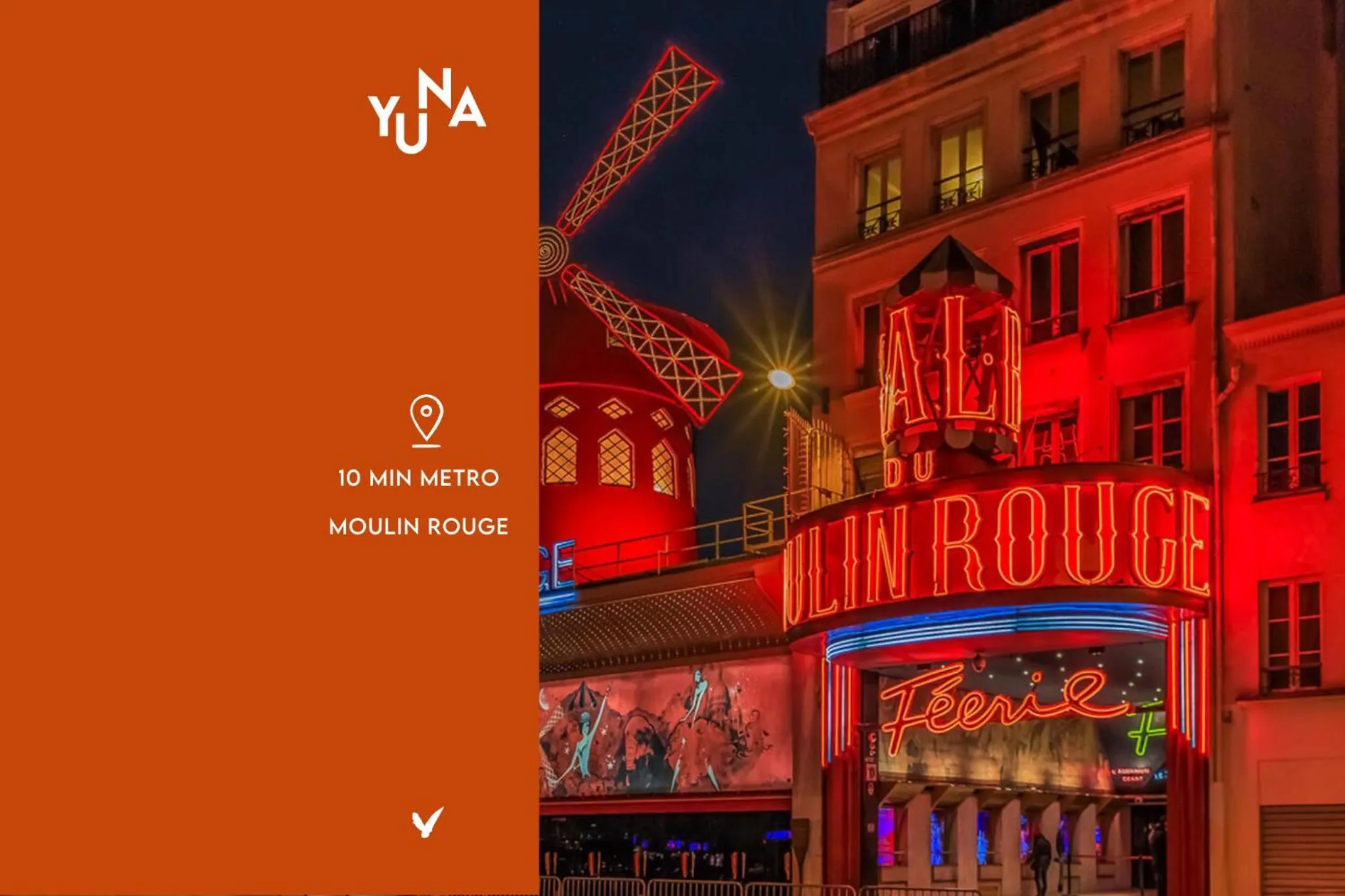 Property logo or sign in Yuna Montmartre - ApartHotel