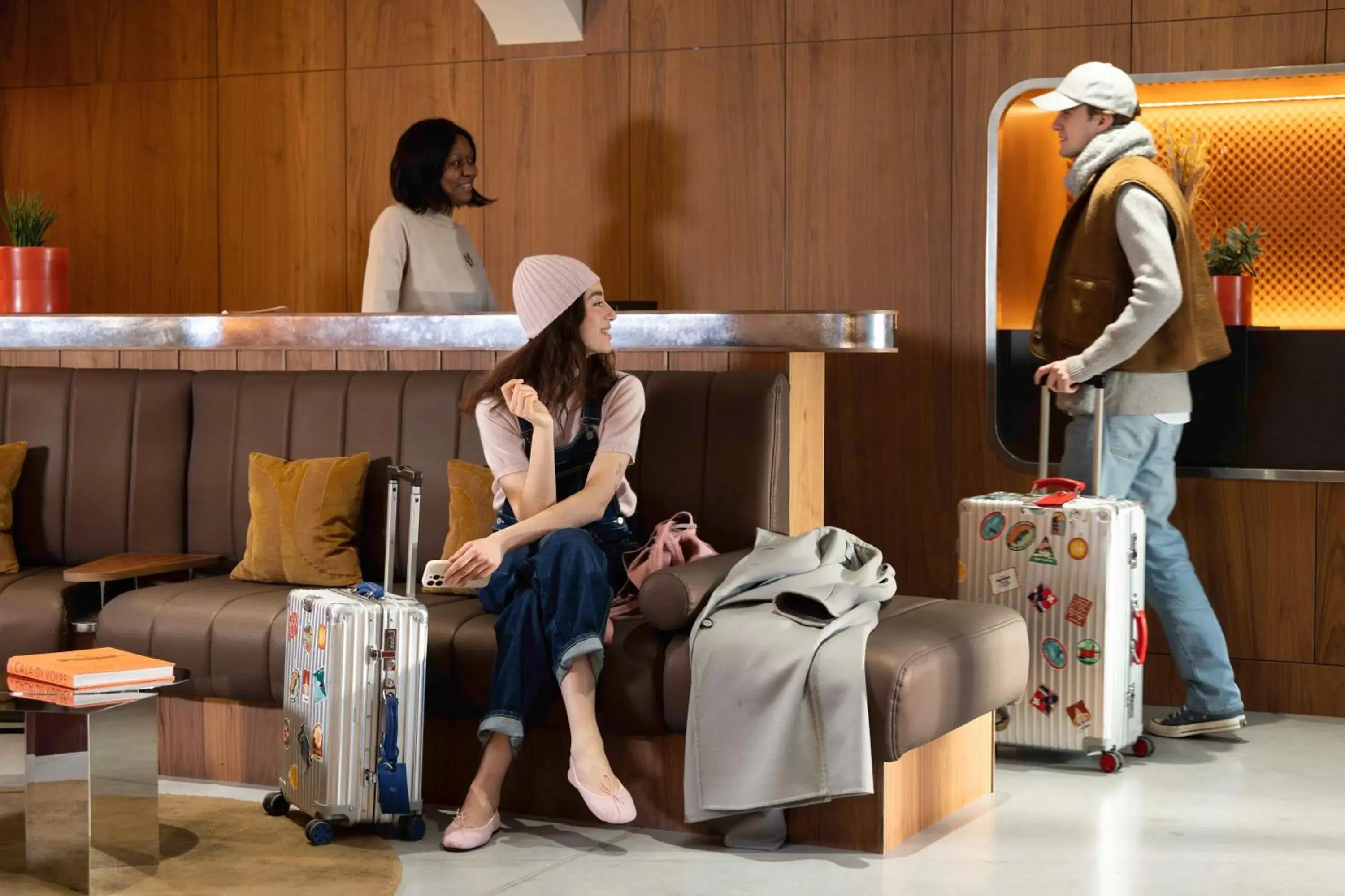 Lobby or reception in Yuna Montmartre - ApartHotel Lobby or reception in Yuna Montmartre - ApartHotel