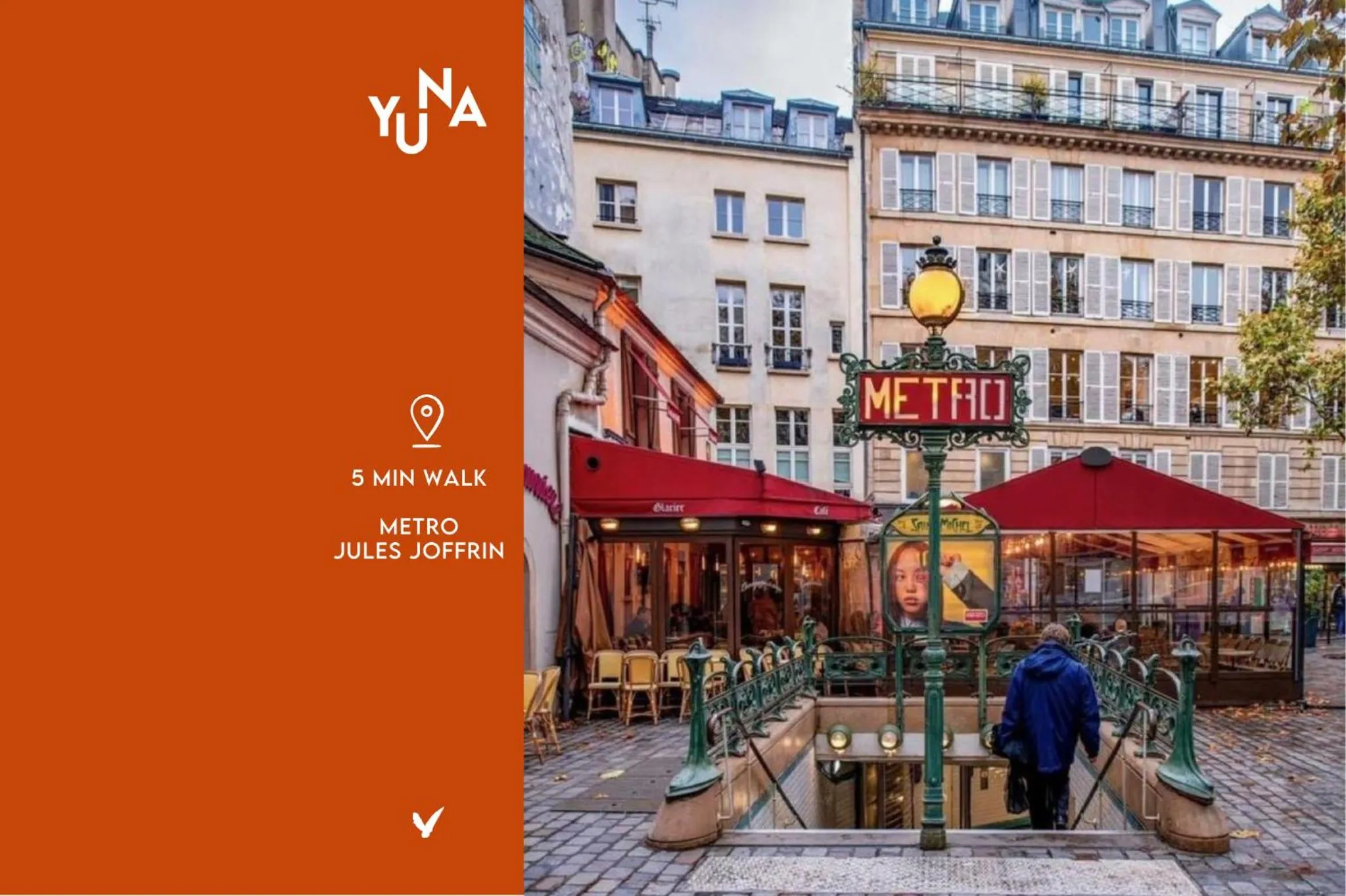 Property logo or sign in Yuna Montmartre - ApartHotel