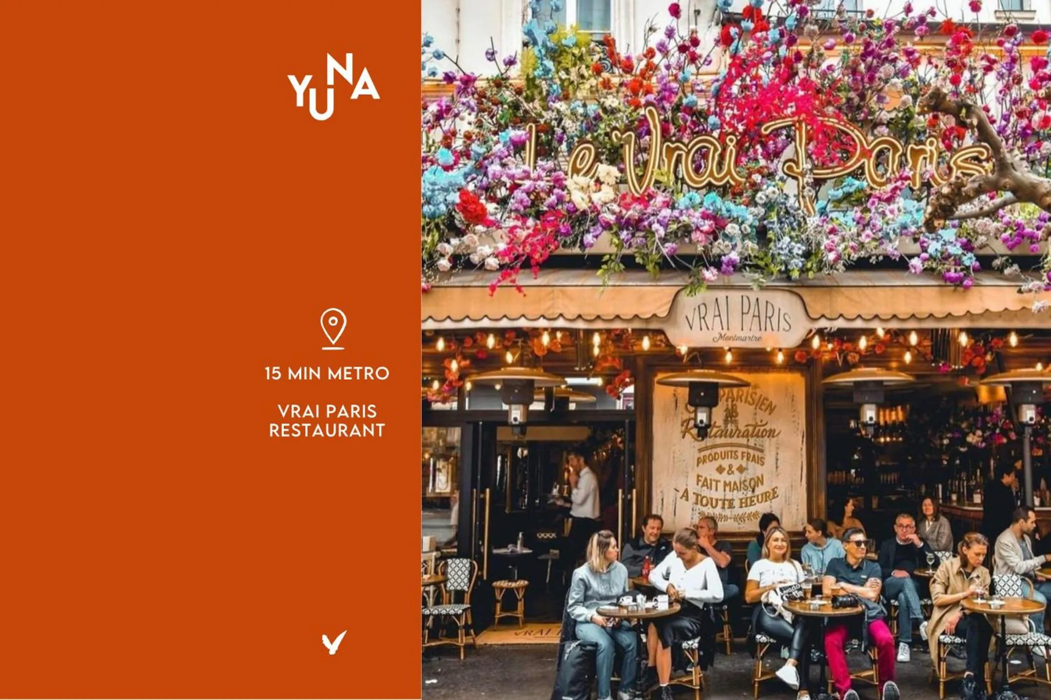 Property logo or sign in Yuna Montmartre - ApartHotel