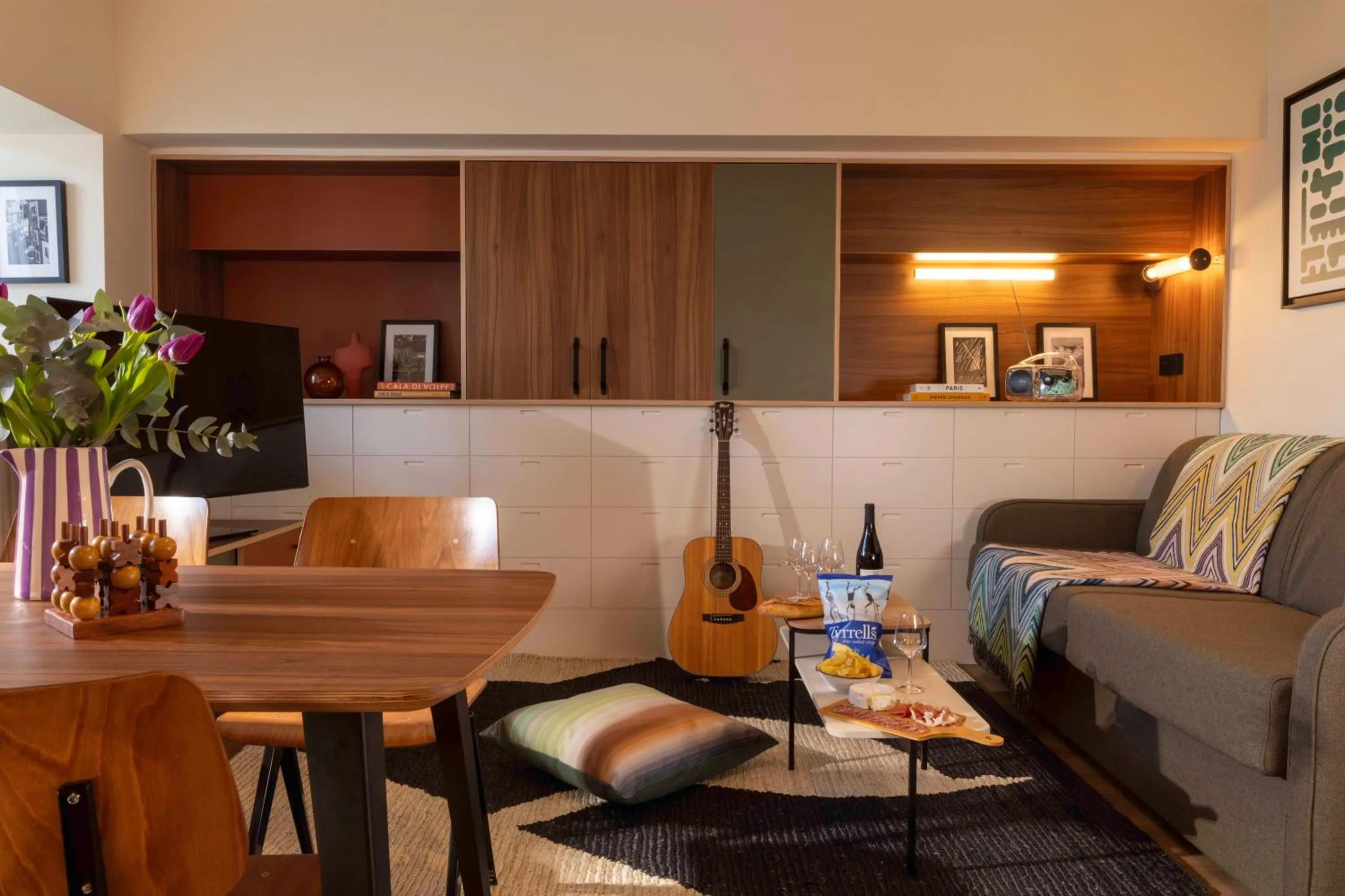 Living room in Yuna Montmartre - ApartHotel