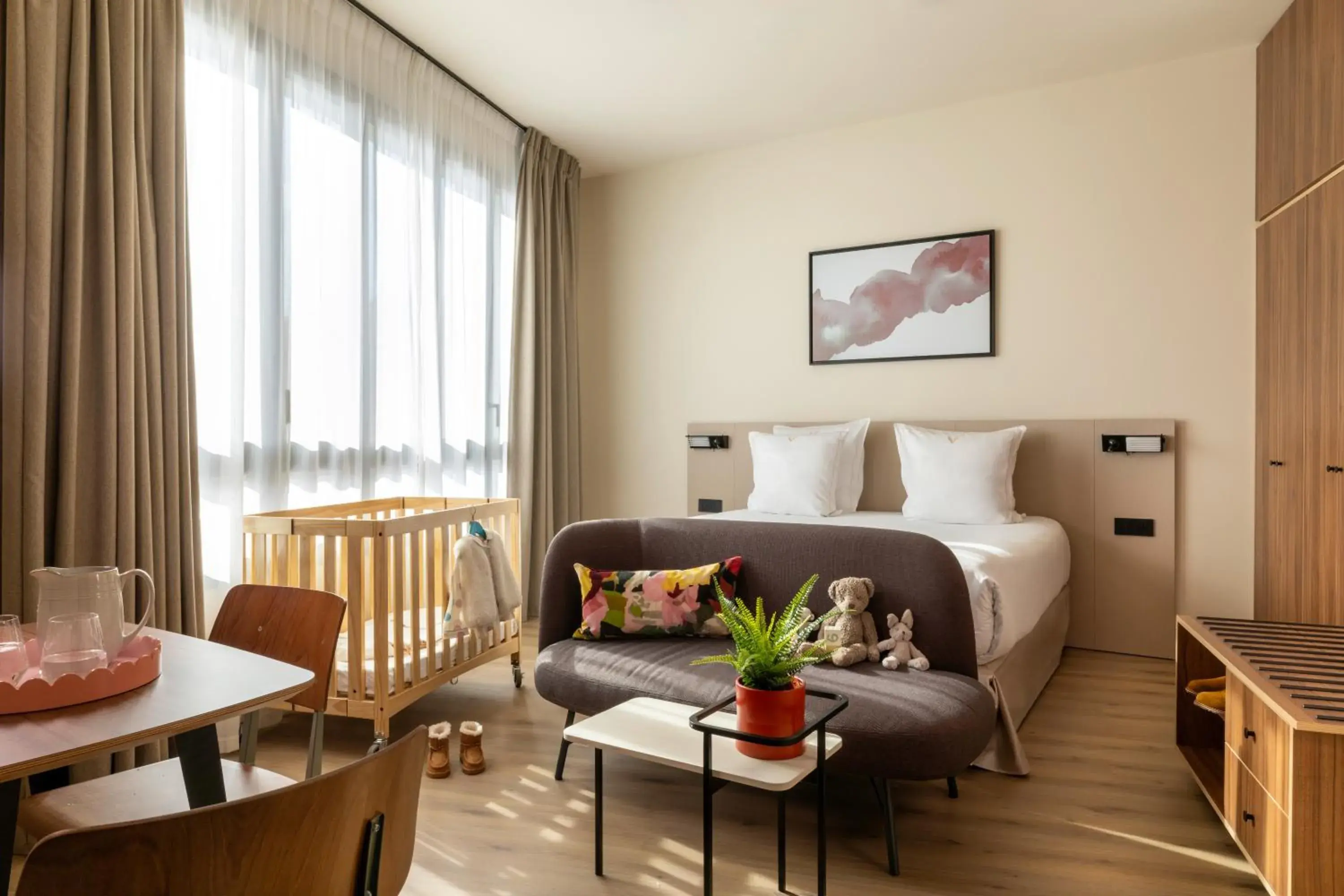 Bed in Yuna Montmartre - ApartHotel Bed in Yuna Montmartre - ApartHotel