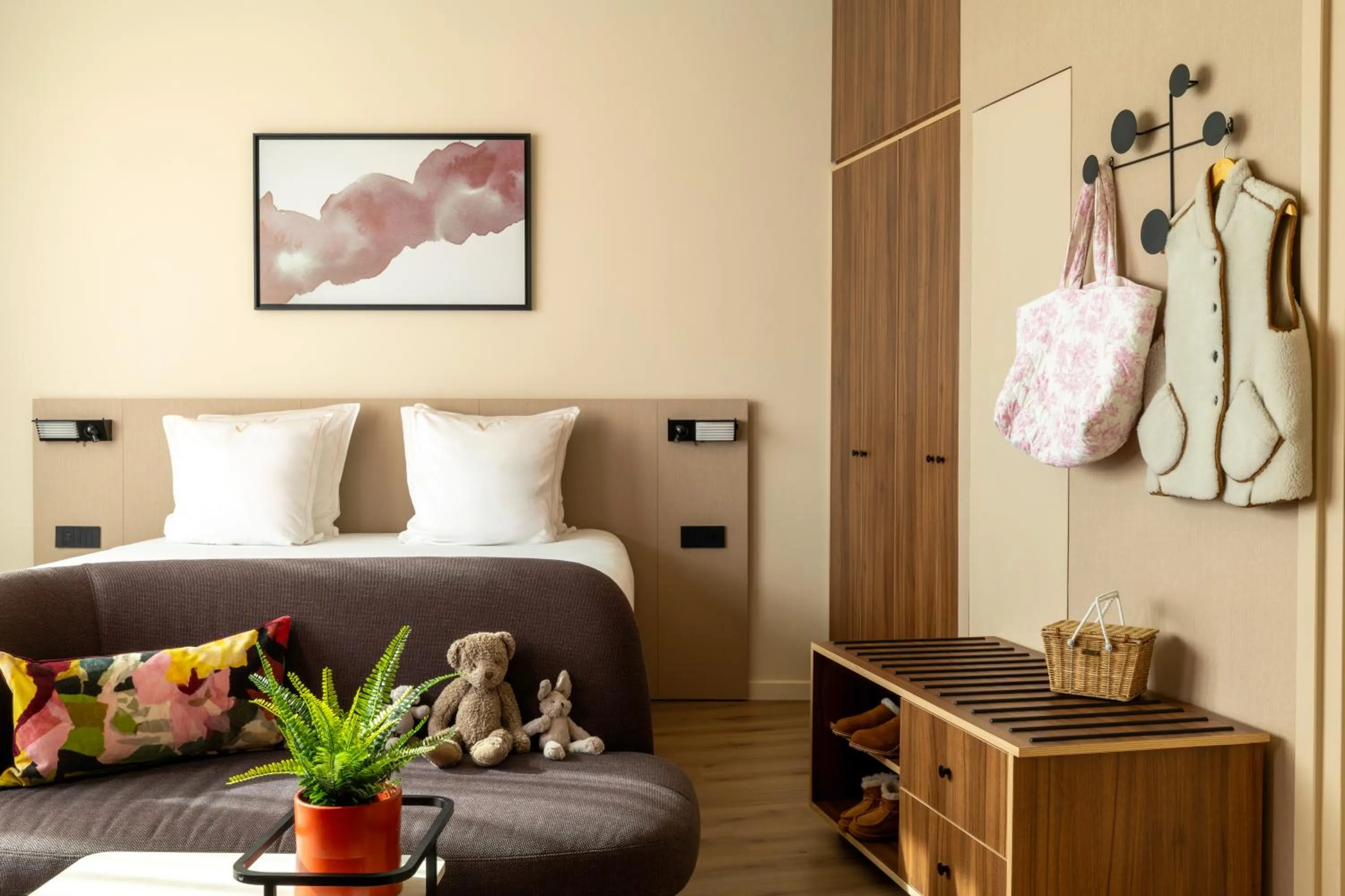 Bed in Yuna Montmartre - ApartHotel