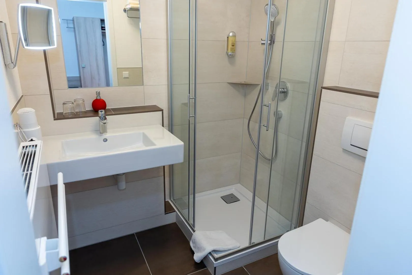 Shower in Gasthof Eyachperle