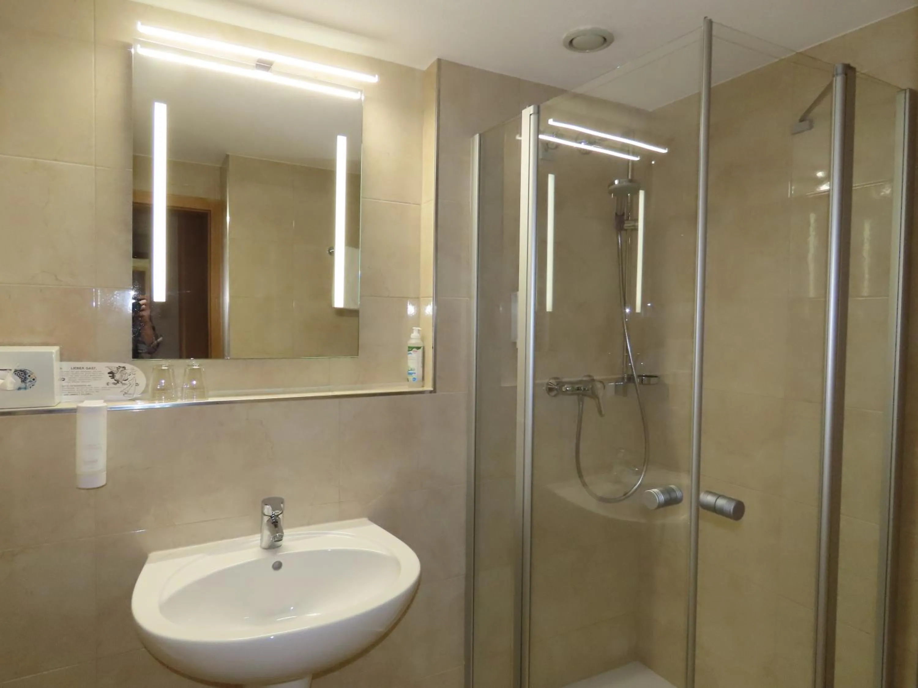 Bathroom in Schreyers Hotel Restaurant Mutzel