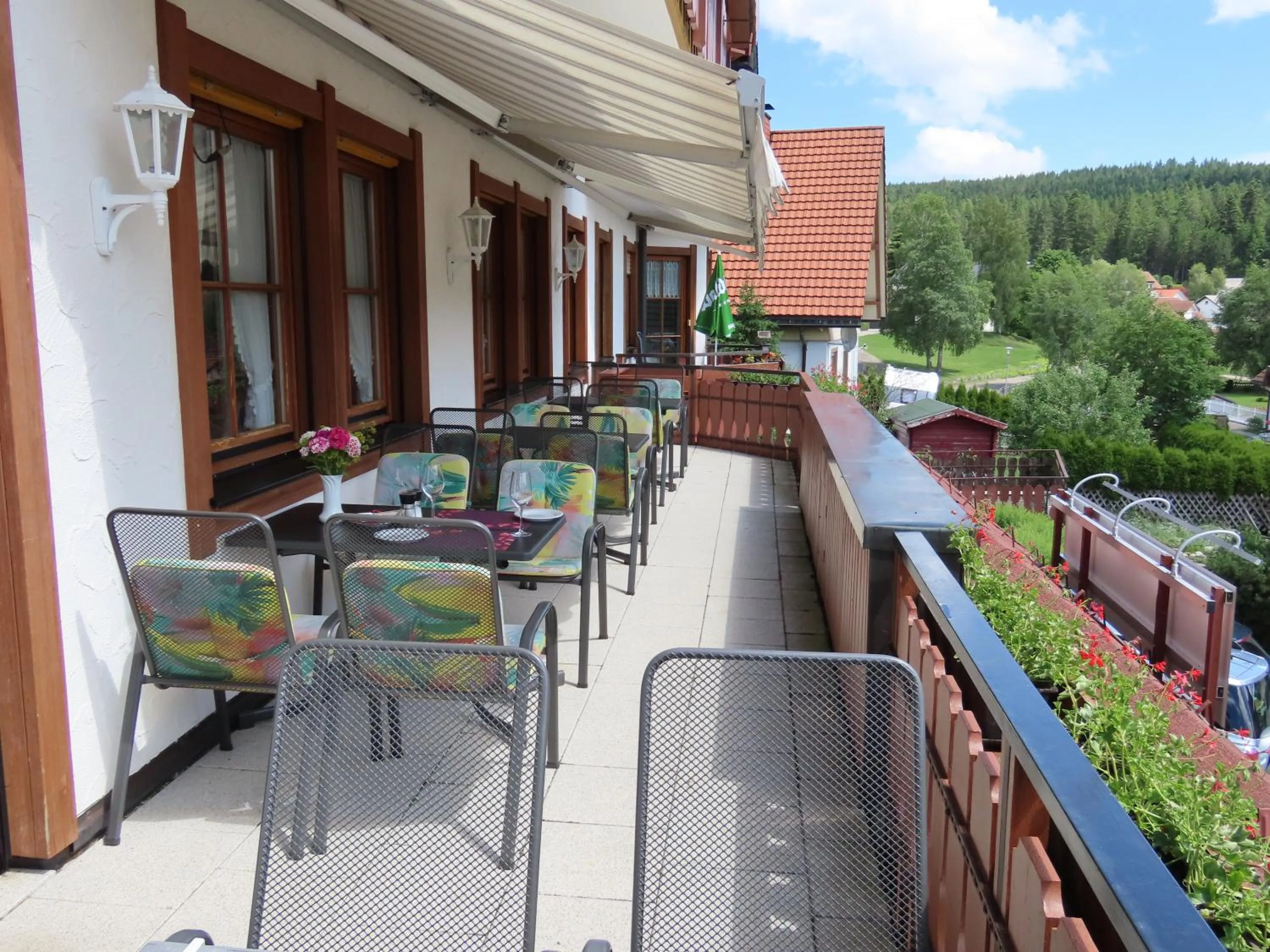Balcony/Terrace in Schreyers Hotel Restaurant Mutzel