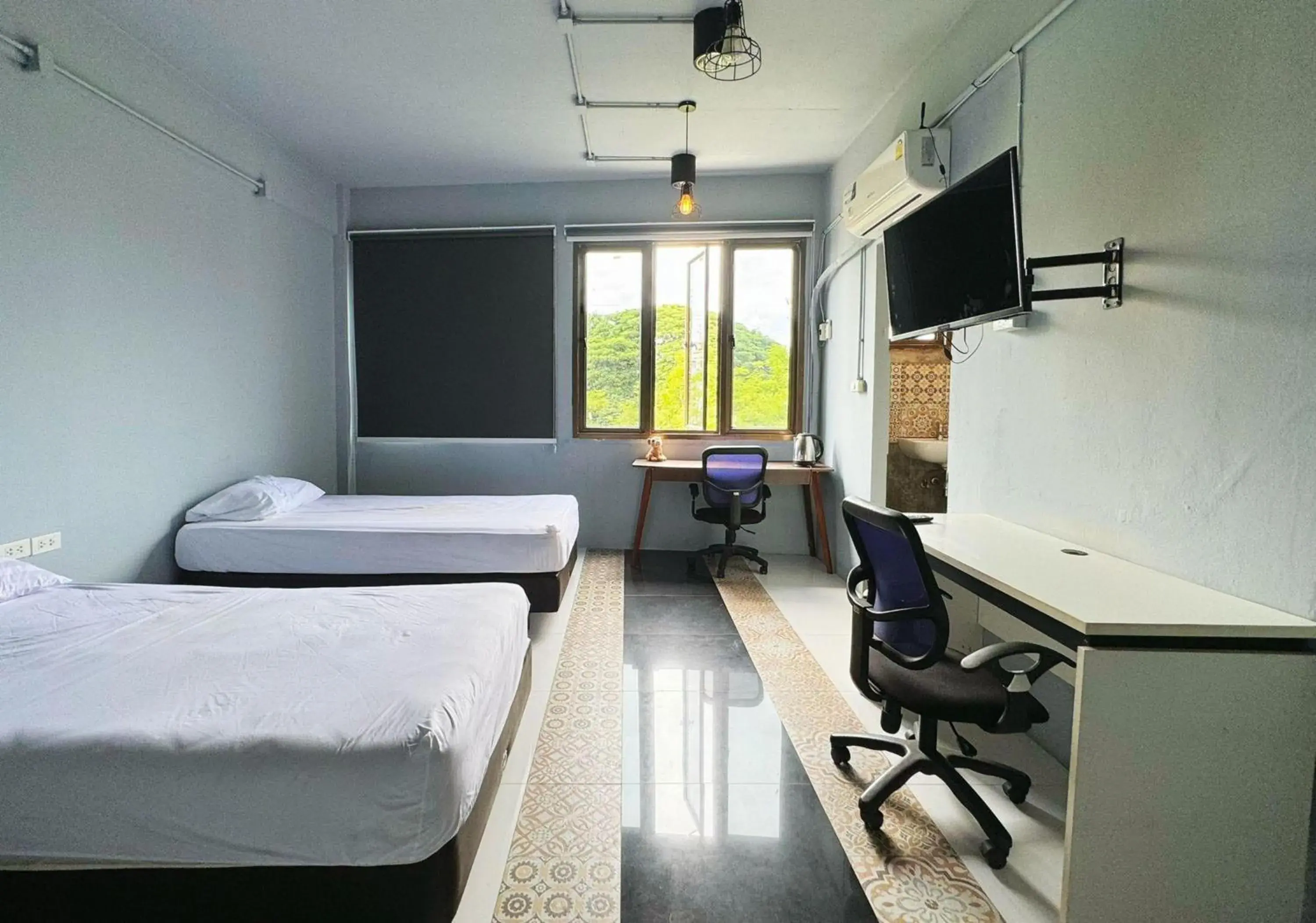 View (from property/room), Bed in OYO 75465 Lucky Hostel - Huai Khwang View (from property/room), Bed in OYO 75465 Lucky Hostel - Huai Khwang