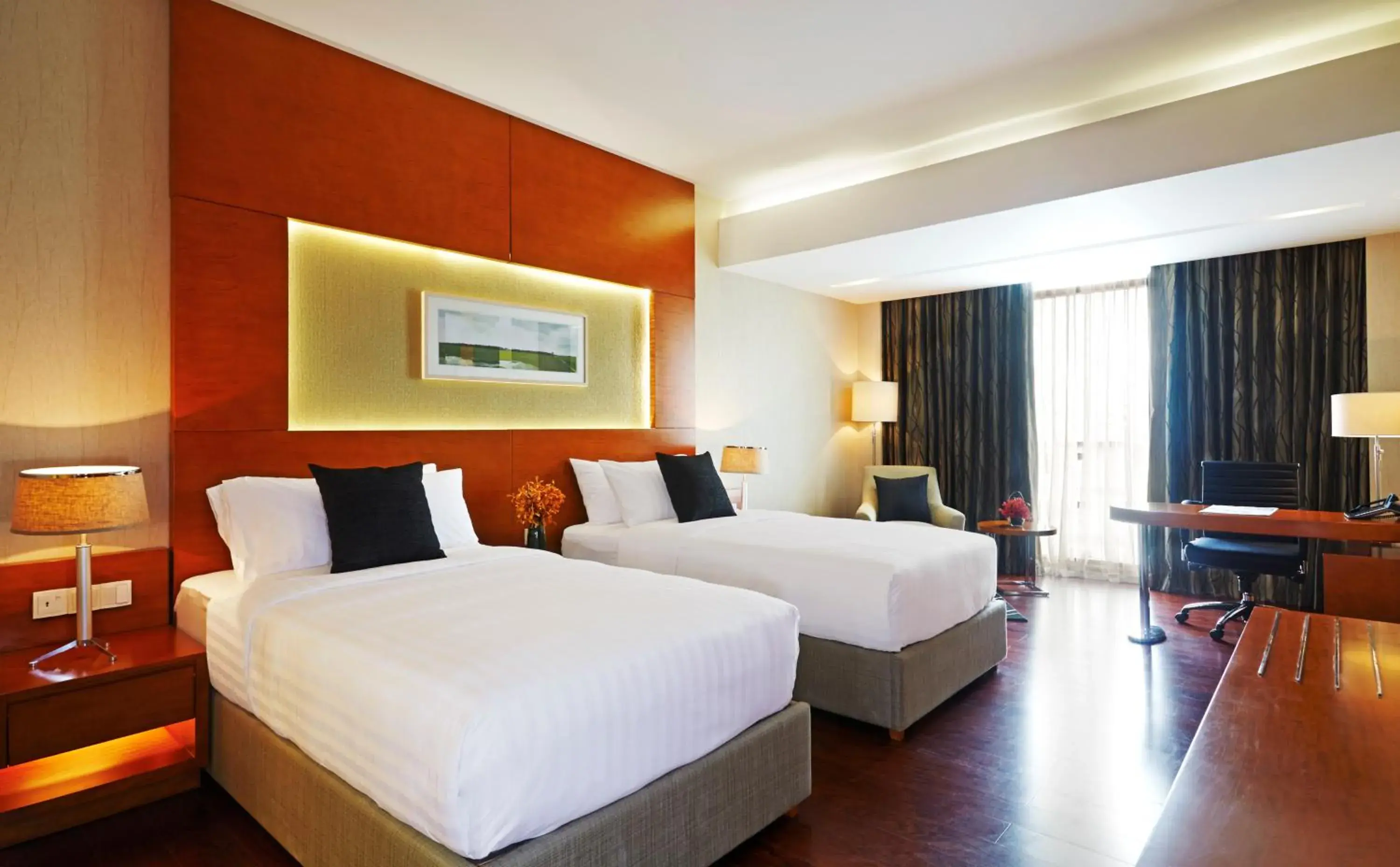 Photo of the whole room, Bed in Amari Dhaka Photo of the whole room, Bed in Amari Dhaka