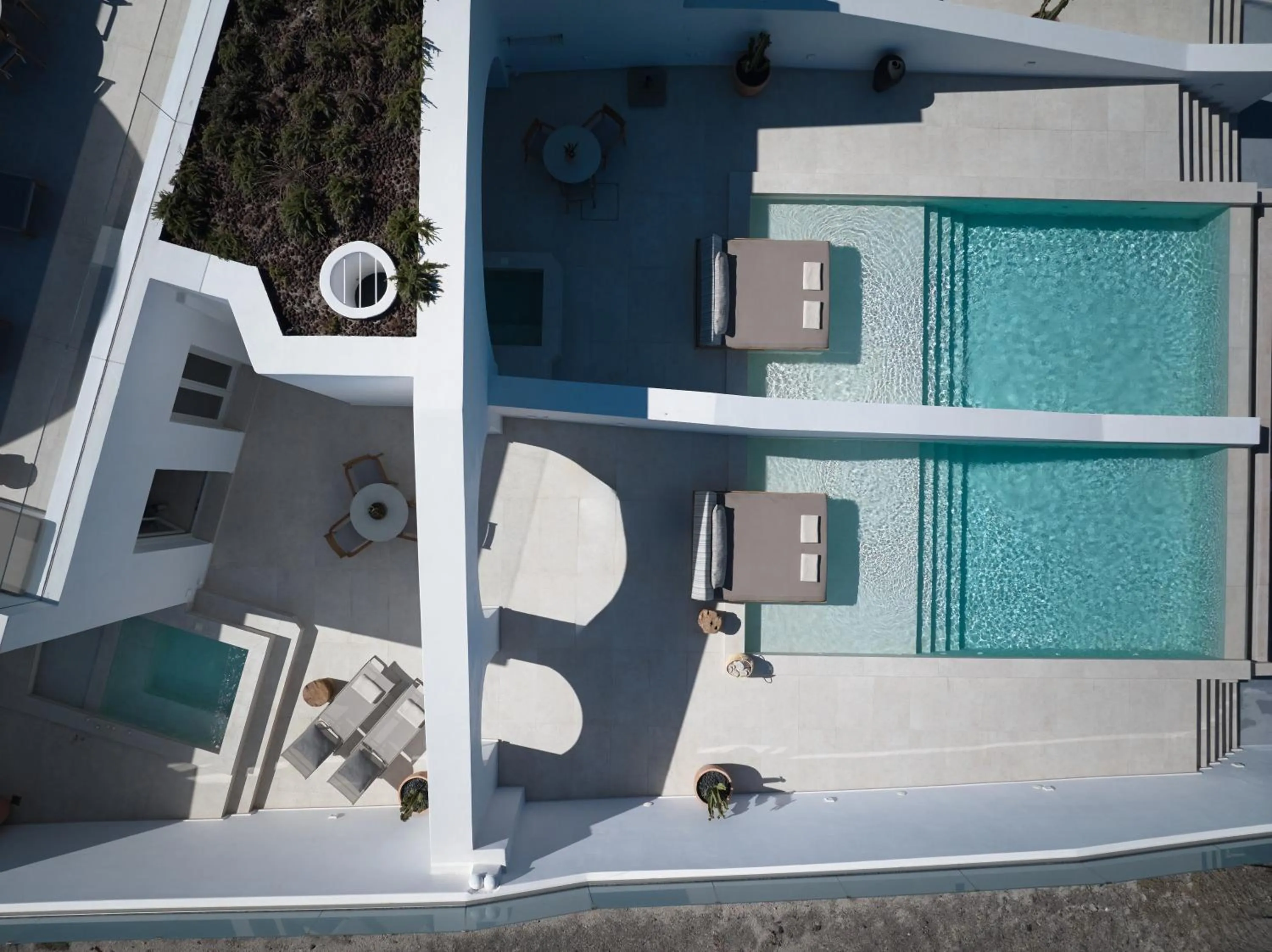 Patio in Omna Caldera Suites