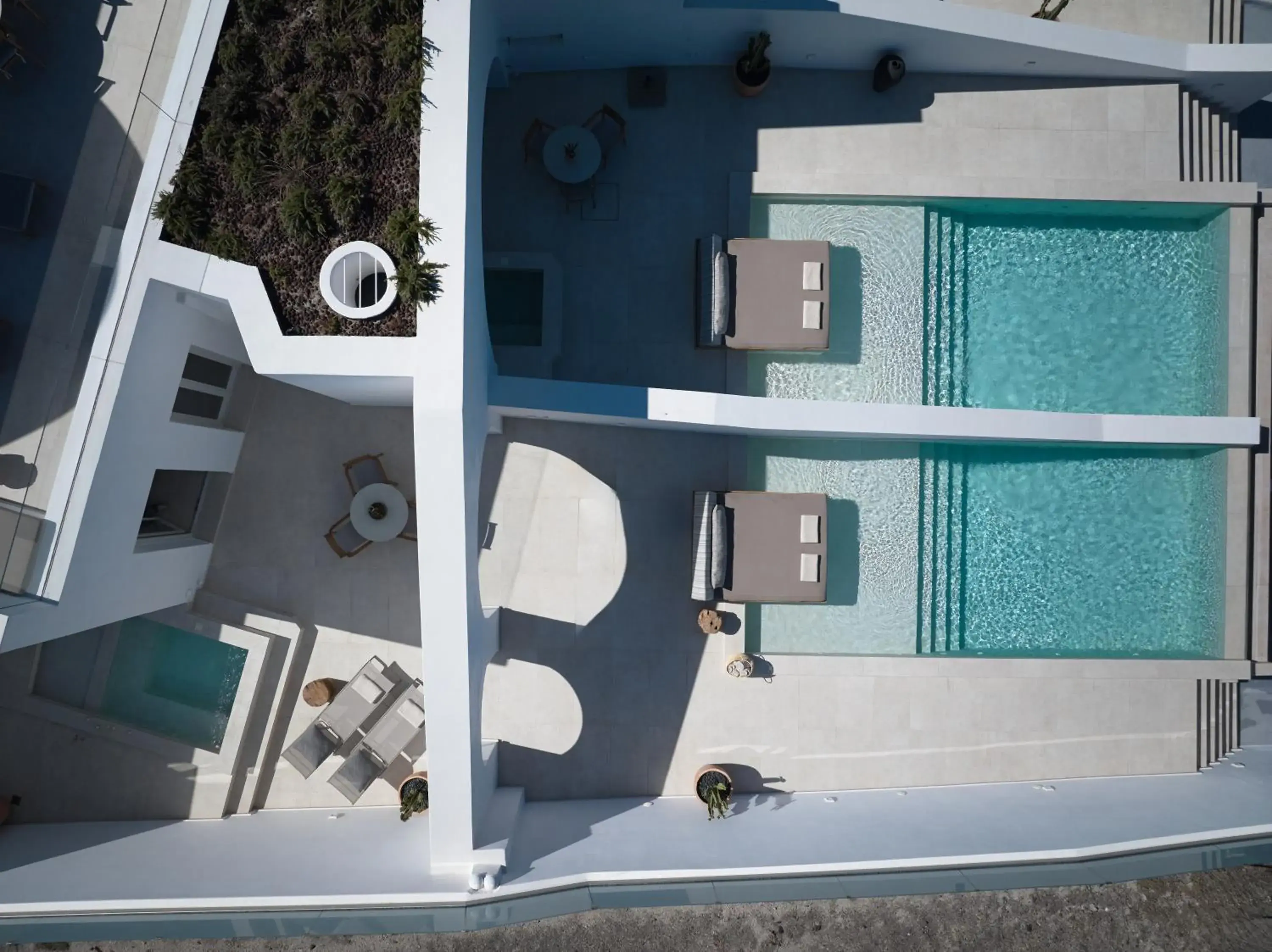 Signature Cliffside Suite with Private Infinity Pool & Heated Outdoor Jetted Tub - Caldera View in Omna Caldera Suites Signature Cliffside Suite with Private Infinity Pool & Heated Outdoor Jetted Tub - Caldera View in Omna Caldera Suites