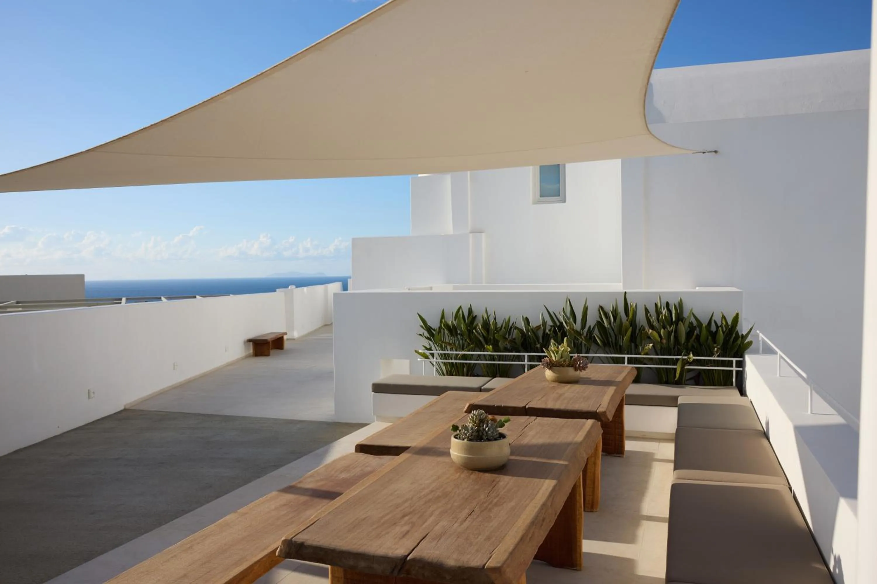 Patio in Omna Caldera Suites