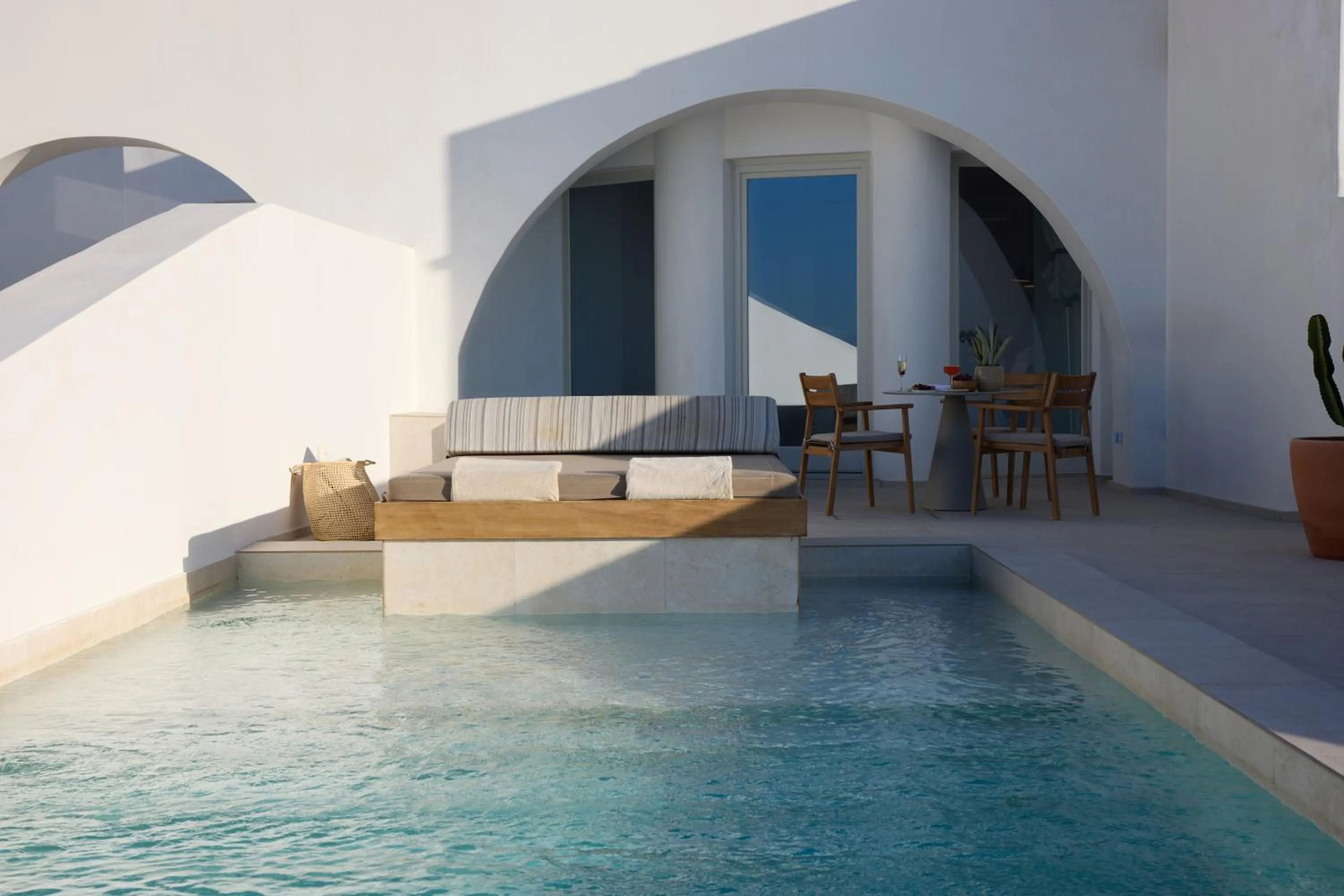 Patio in Omna Caldera Suites