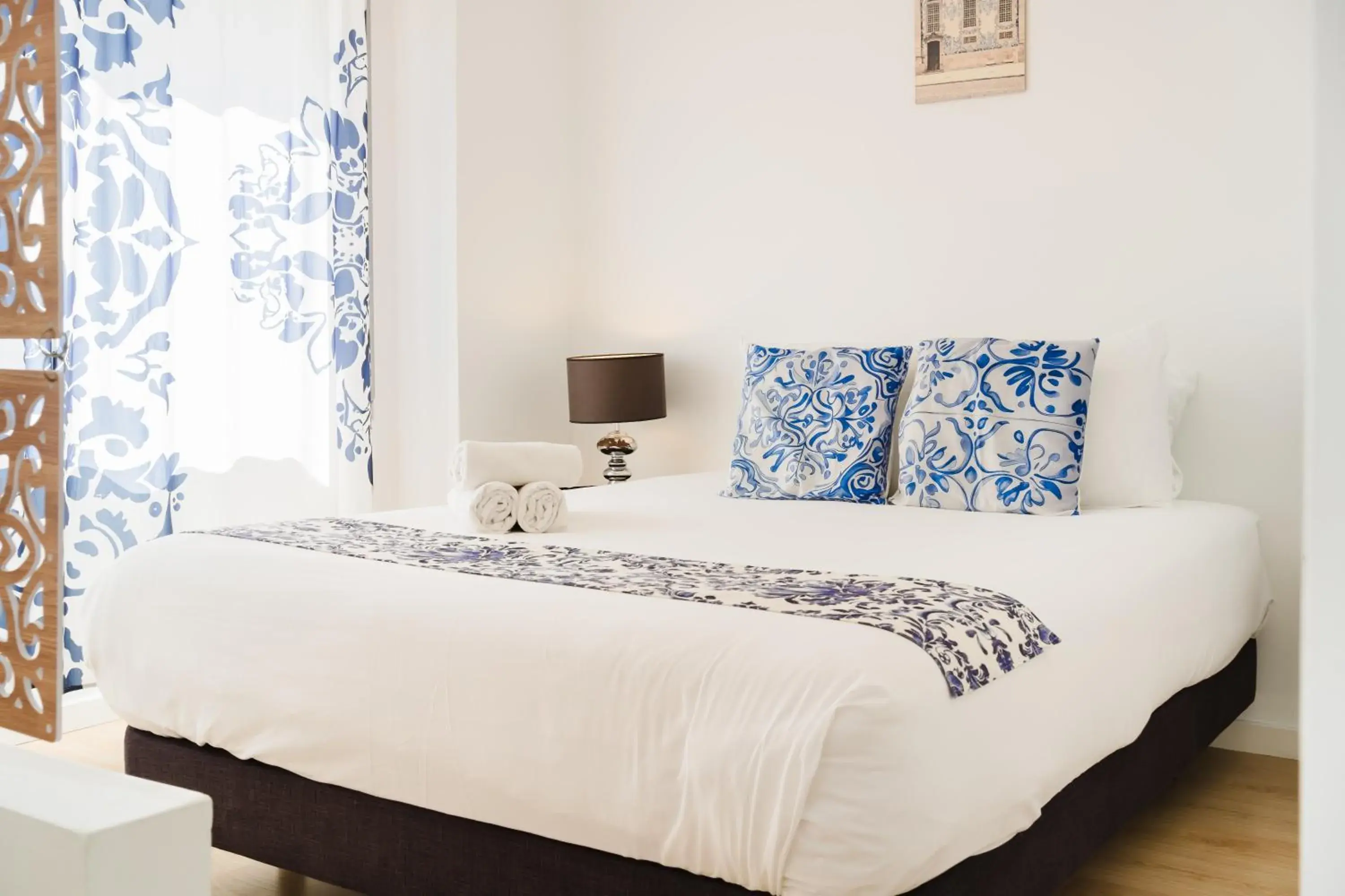 Bed in Villa Paraíso da Caparica Bed in Villa Paraíso da Caparica