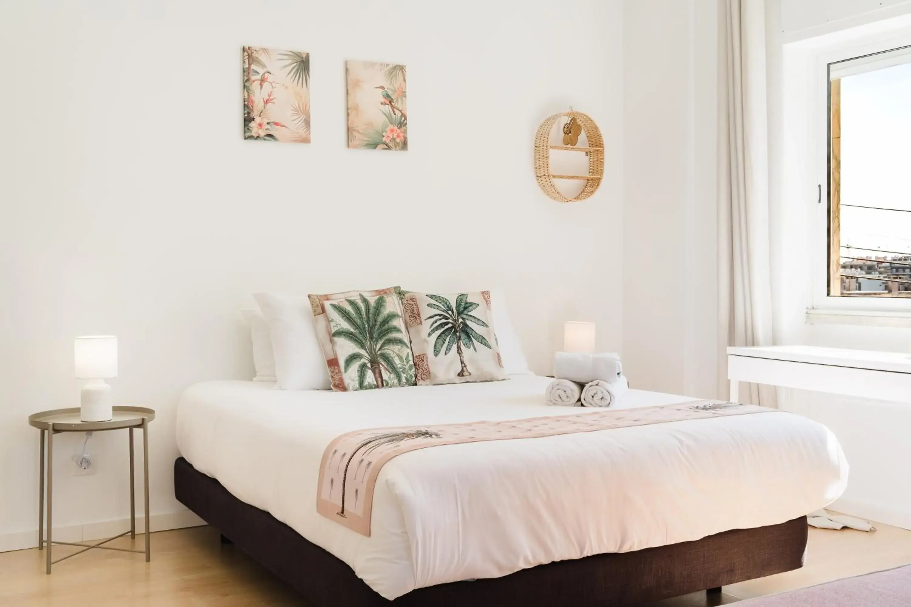 Bed in Villa Paraíso da Caparica Bed in Villa Paraíso da Caparica