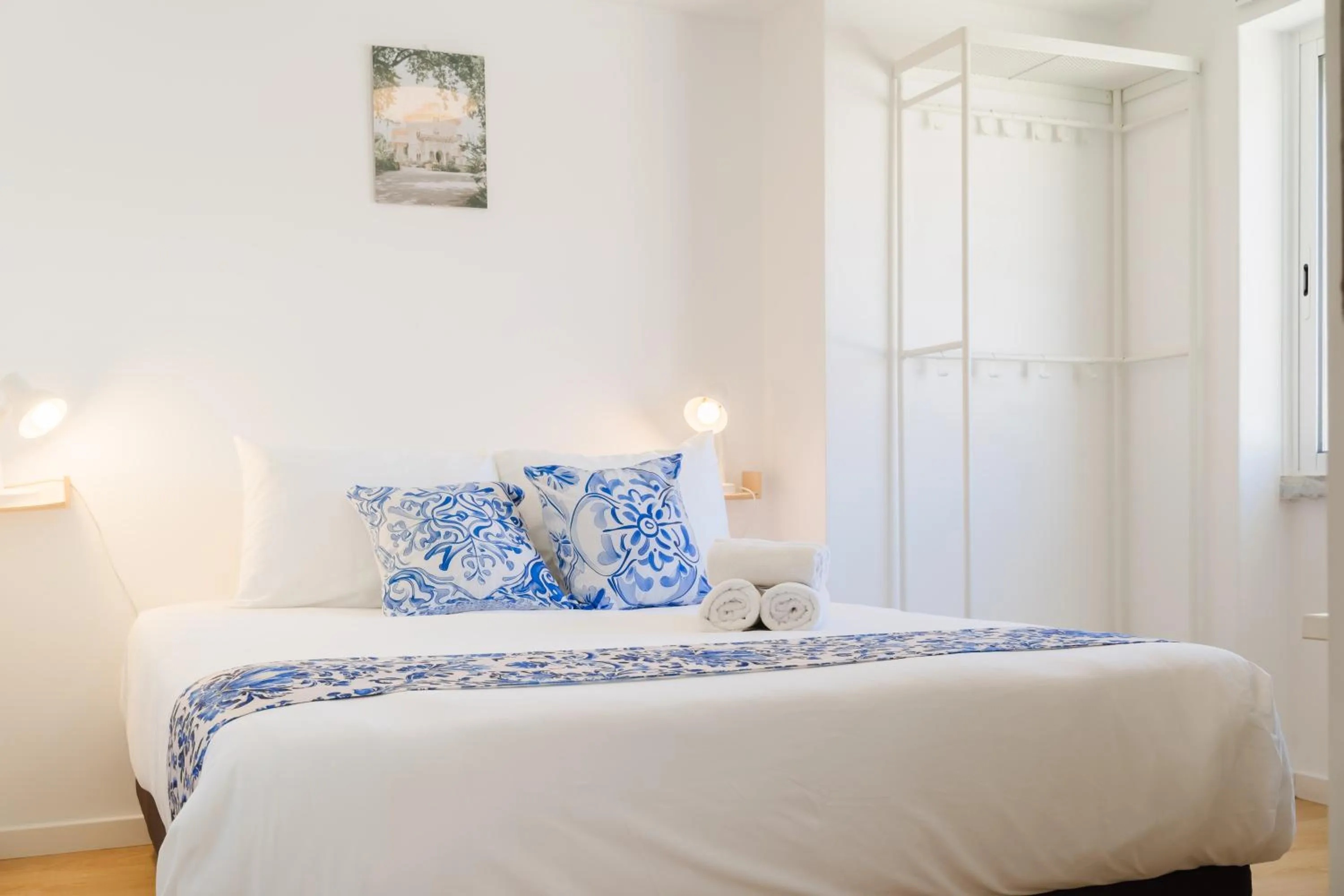 TV and multimedia, Bed in Villa Paraíso da Caparica