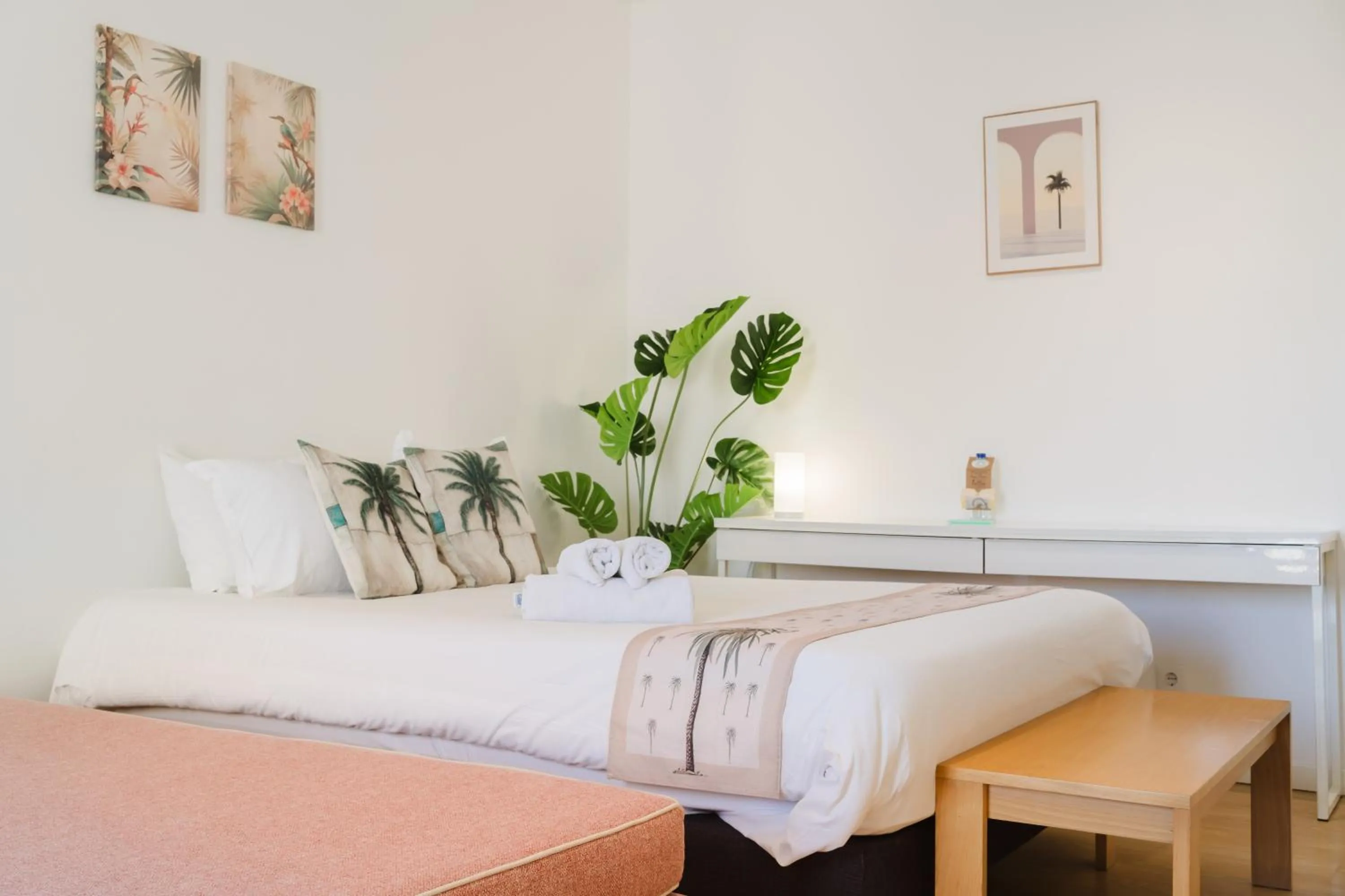 Bed in Villa Paraíso da Caparica