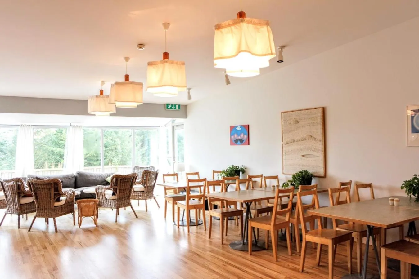 Seating area in Solheimar Eco-Village Guesthouse