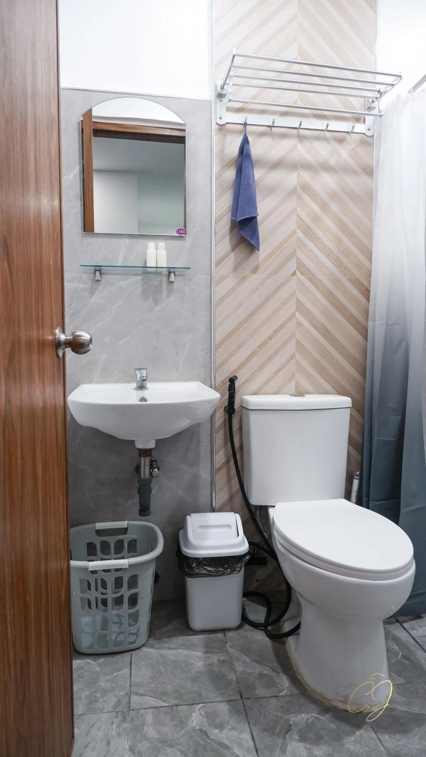 Shower in CJ Apartments