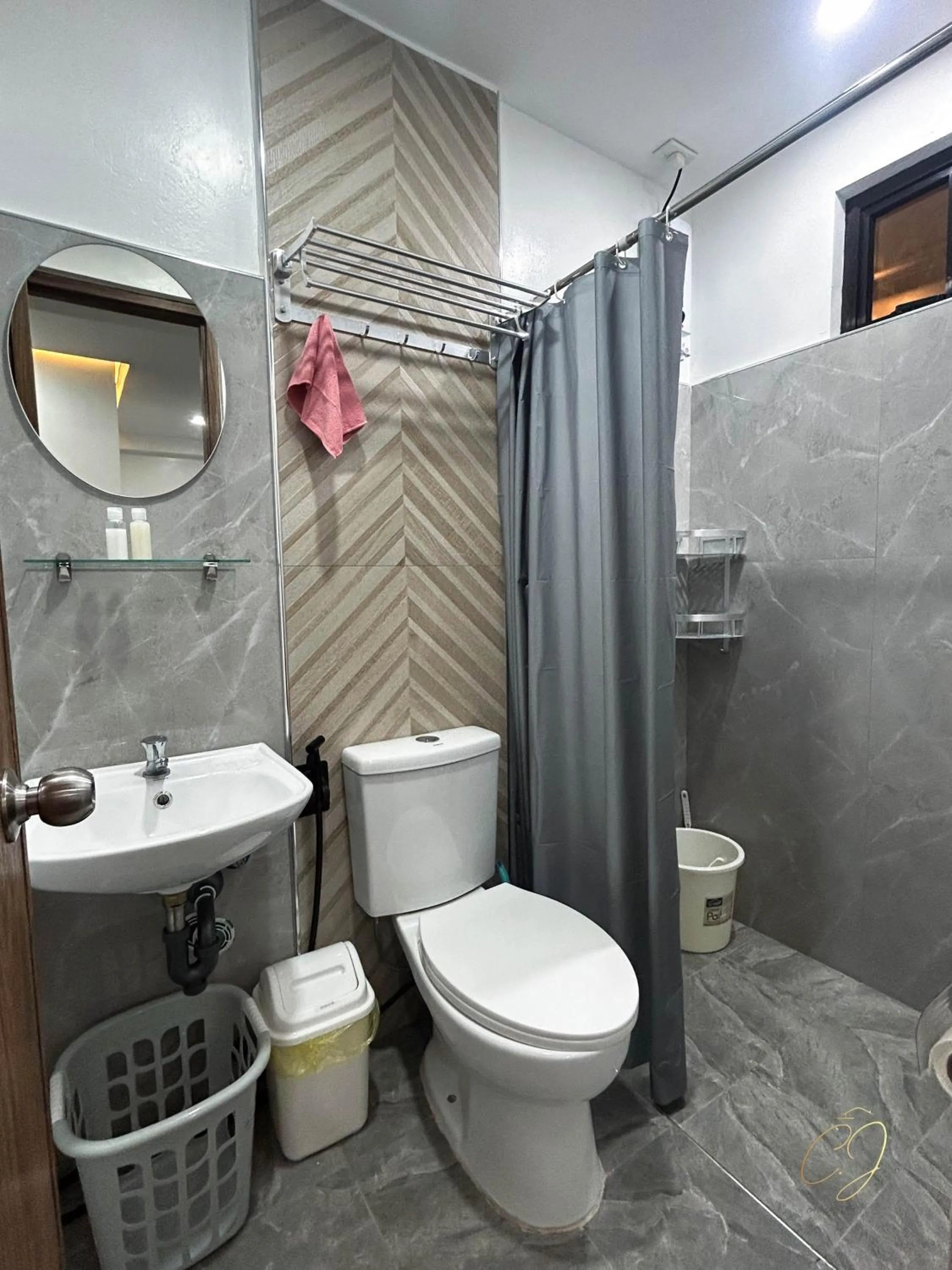 Shower in CJ Apartments
