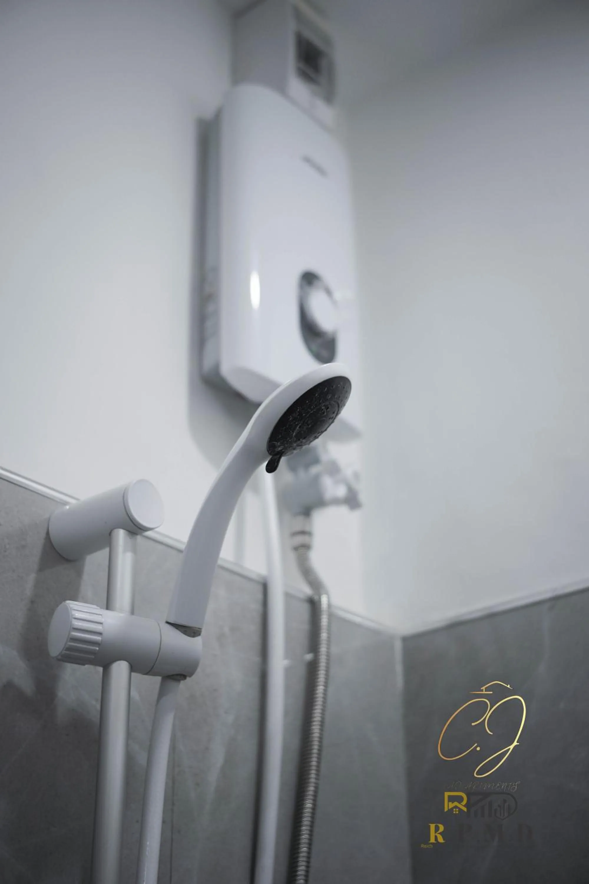 Shower in CJ Apartments