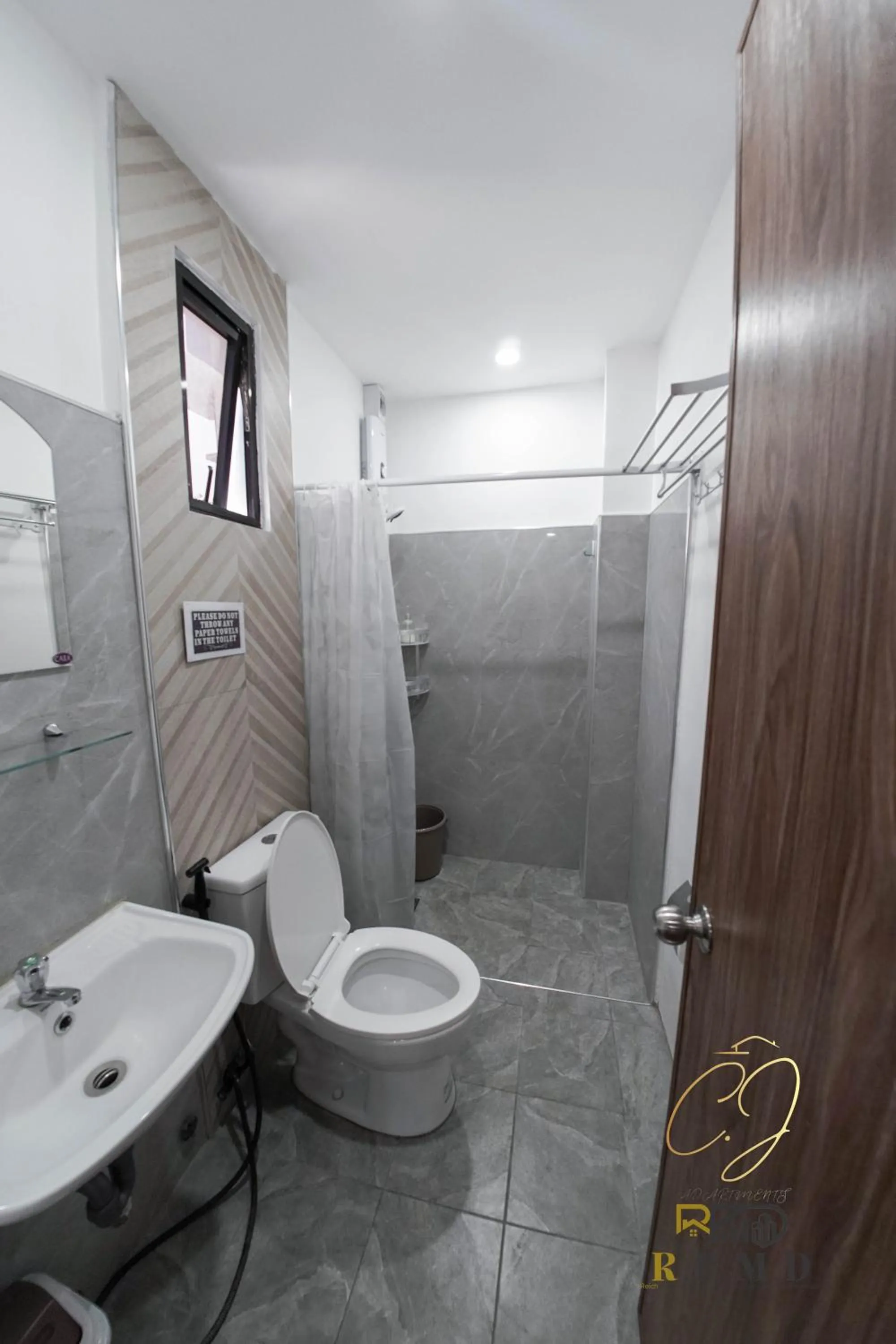 Shower in CJ Apartments